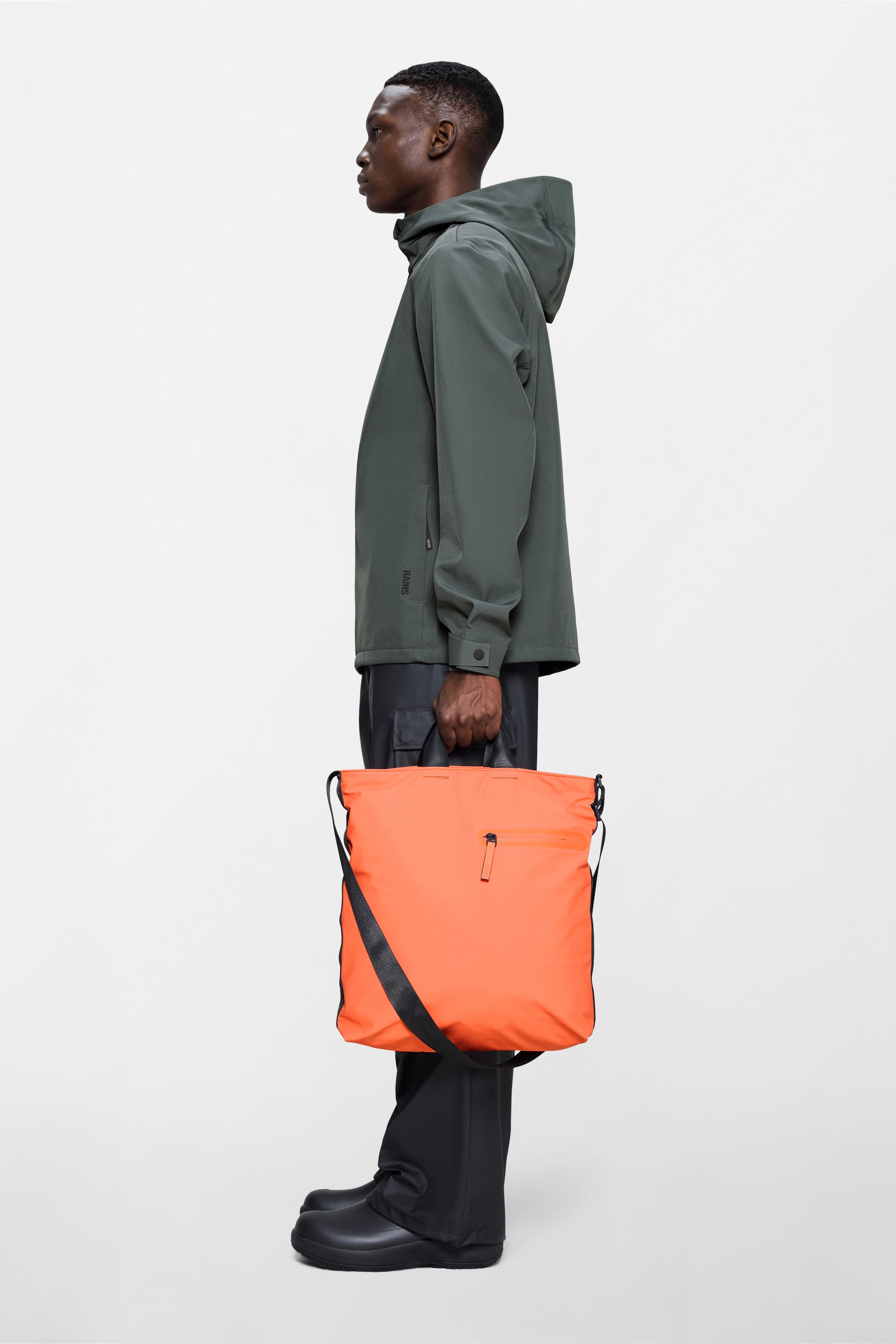 RAINS Dash Tote Bag Ember 16L H40 x D11 x W38 cm Tote