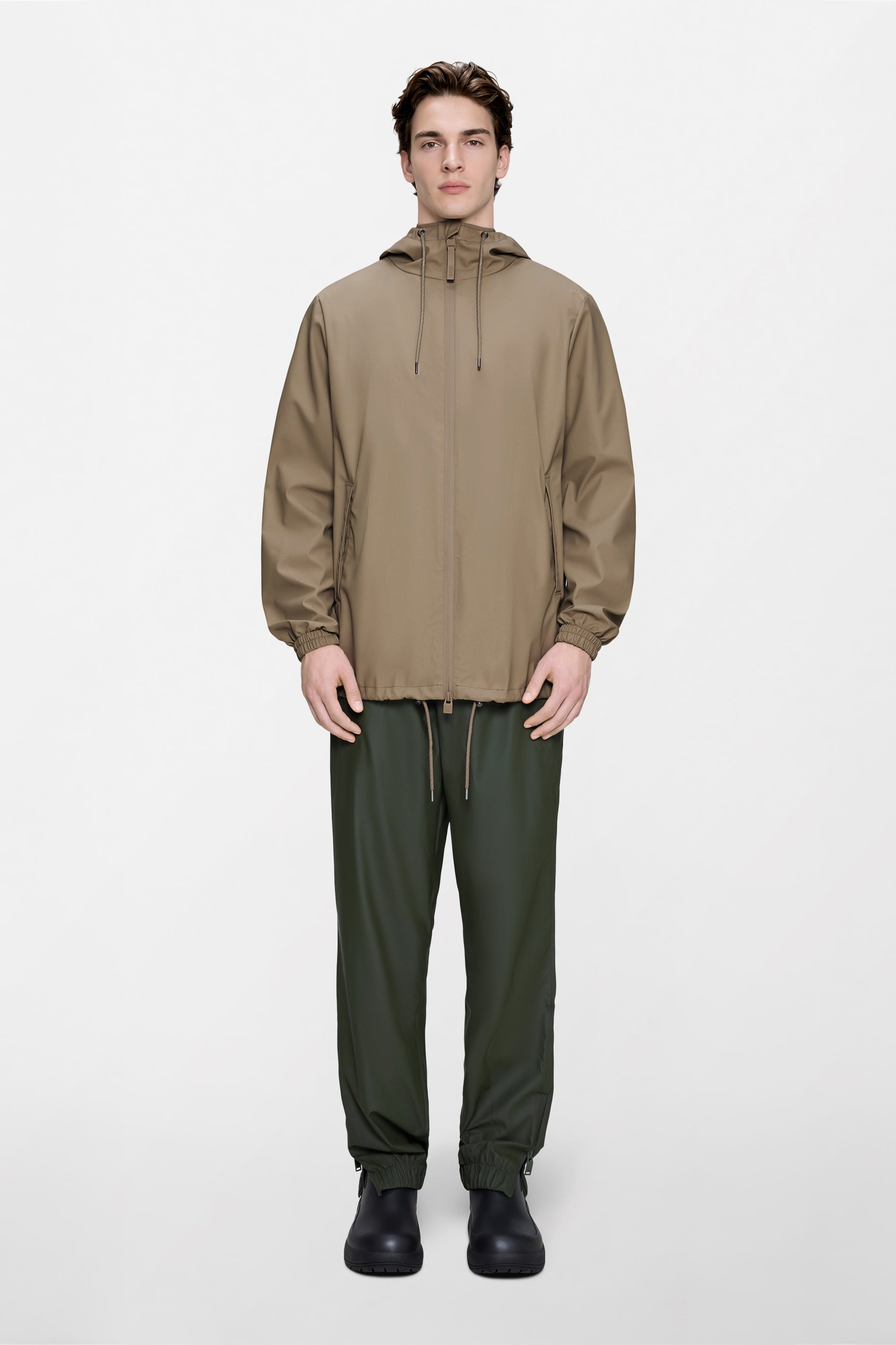 RAINS Storm Breaker Beige Jacket