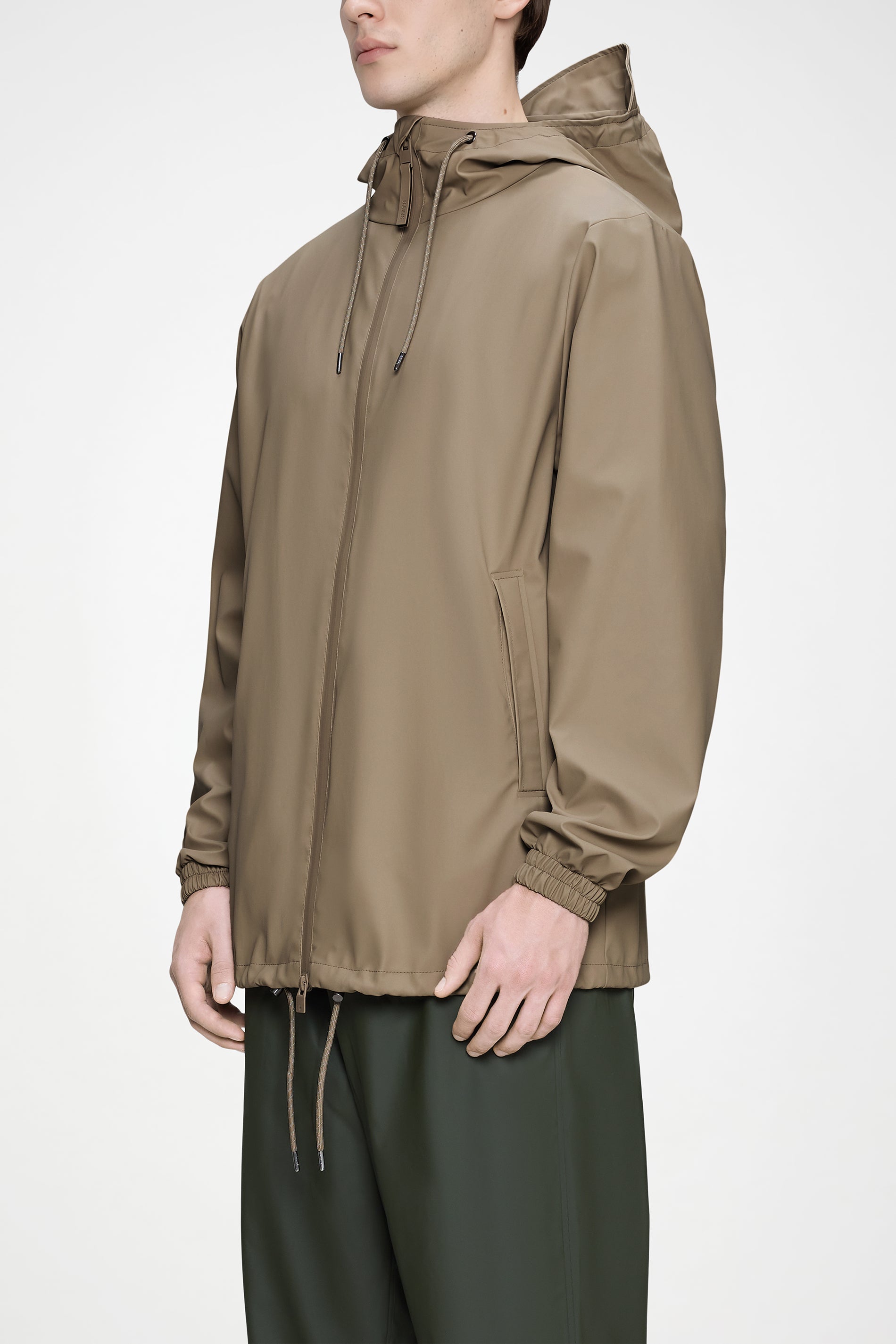 RAINS Storm Breaker Beige Jacket