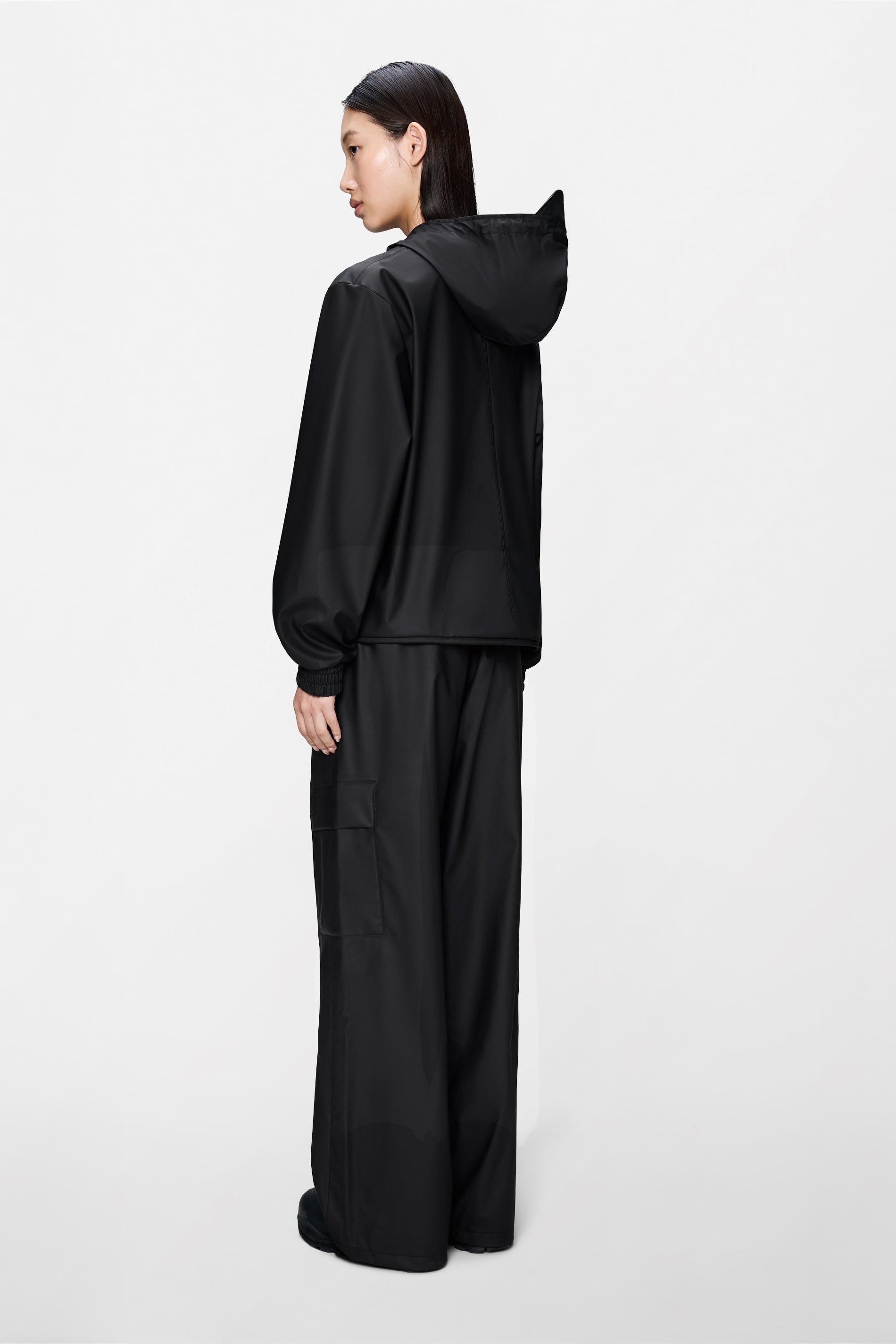 RAINS String W Jacket Black Jacket