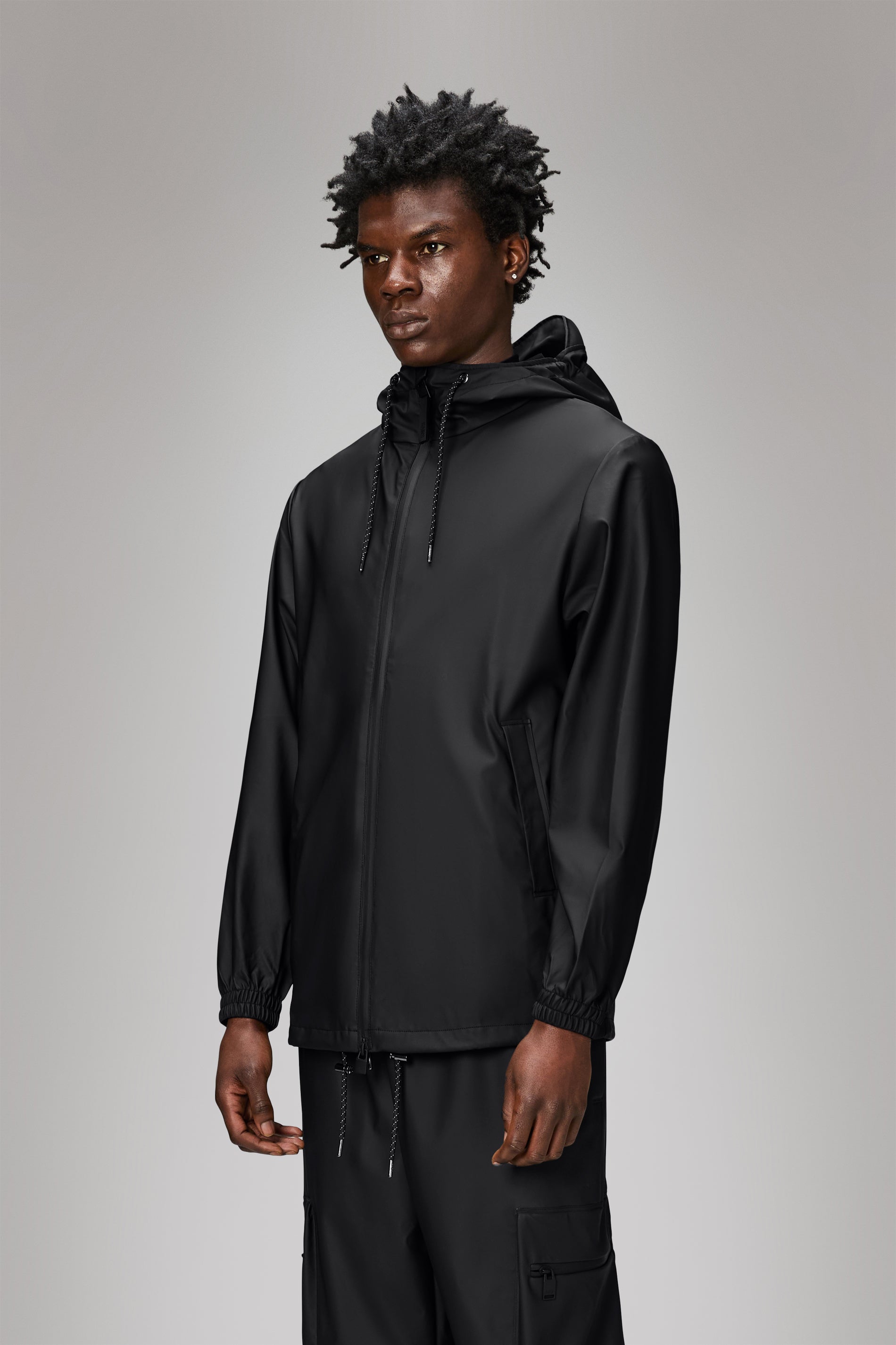 RAINS Storm Breaker Black Jacket