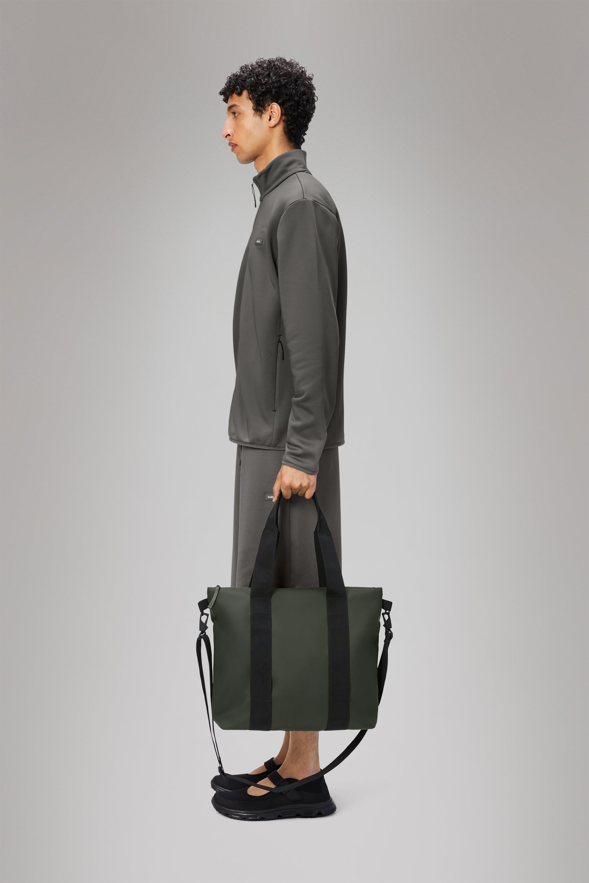 RAINS Tote Bag Mini Green Tote