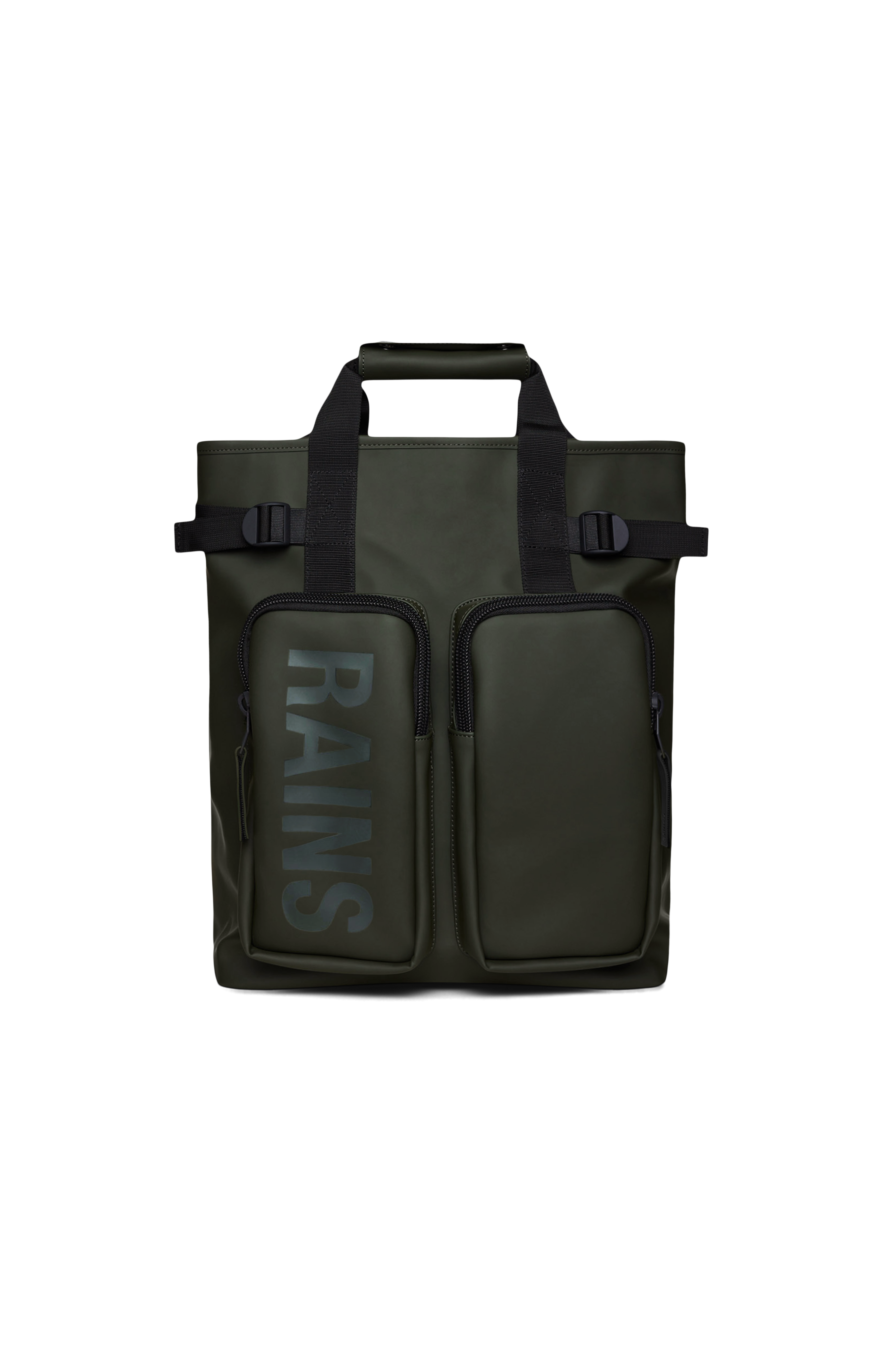 RAINS Texel Tote Backpack Green 17L H43 x D12.50 x W32 cm Backpack