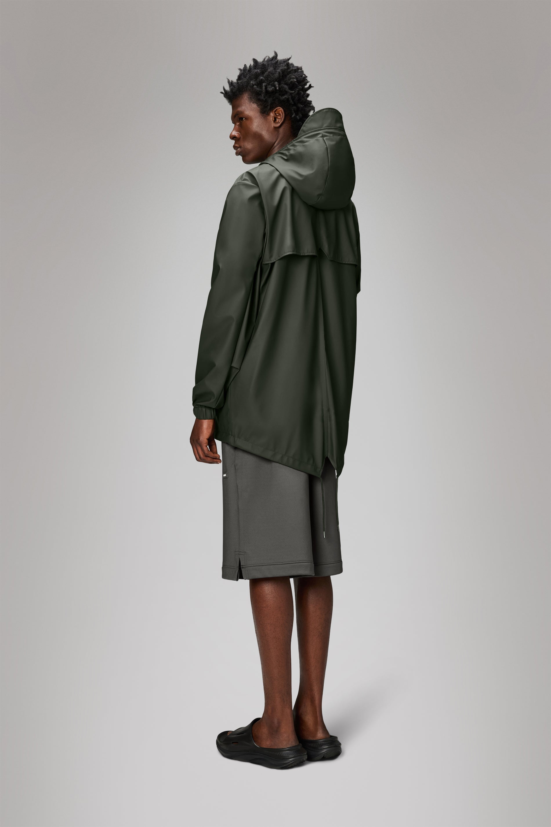 Rains Fishtail Jacket Green Jacket