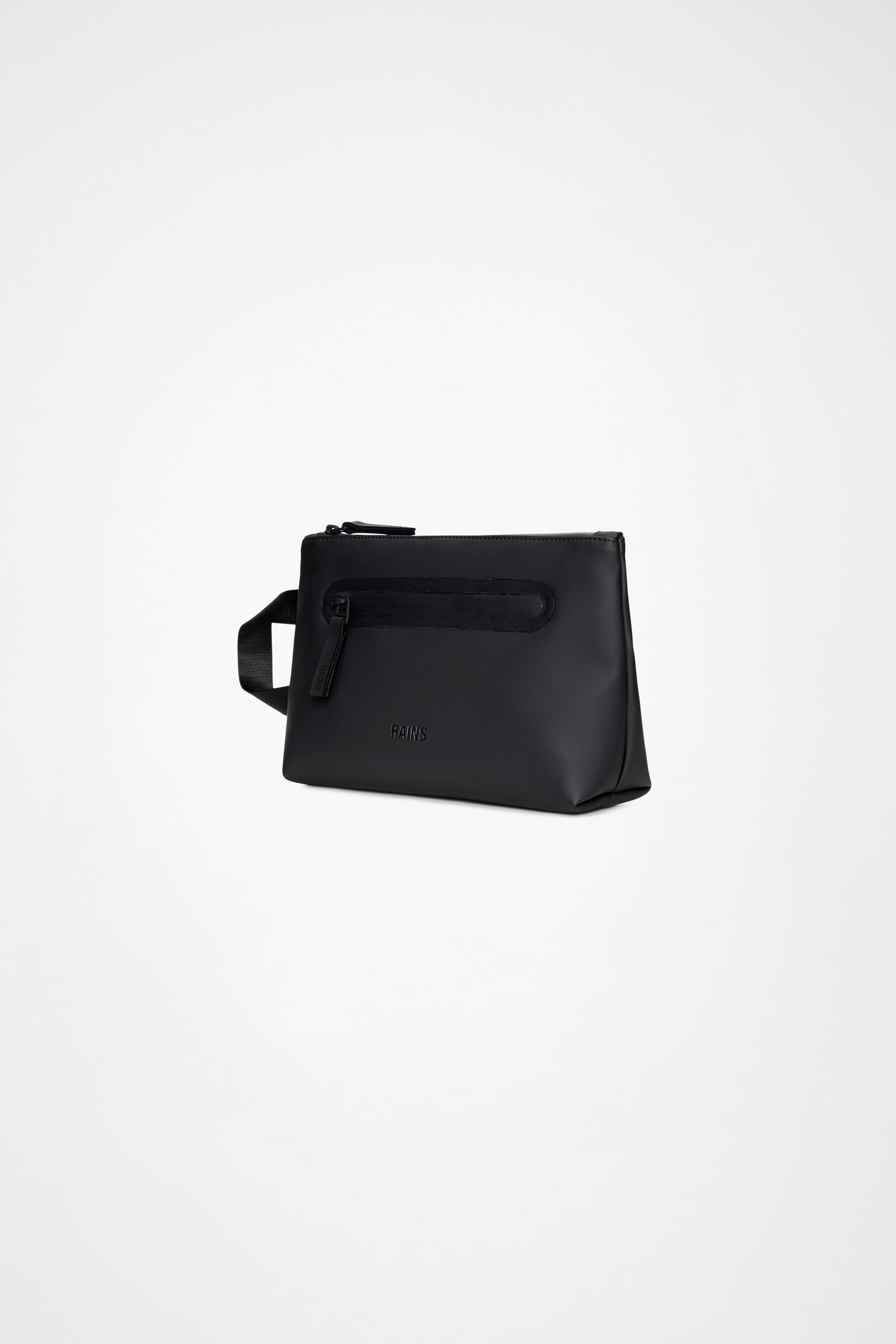 RAINS 2 Zip Cosmetic Bag Large Black Wash Bag