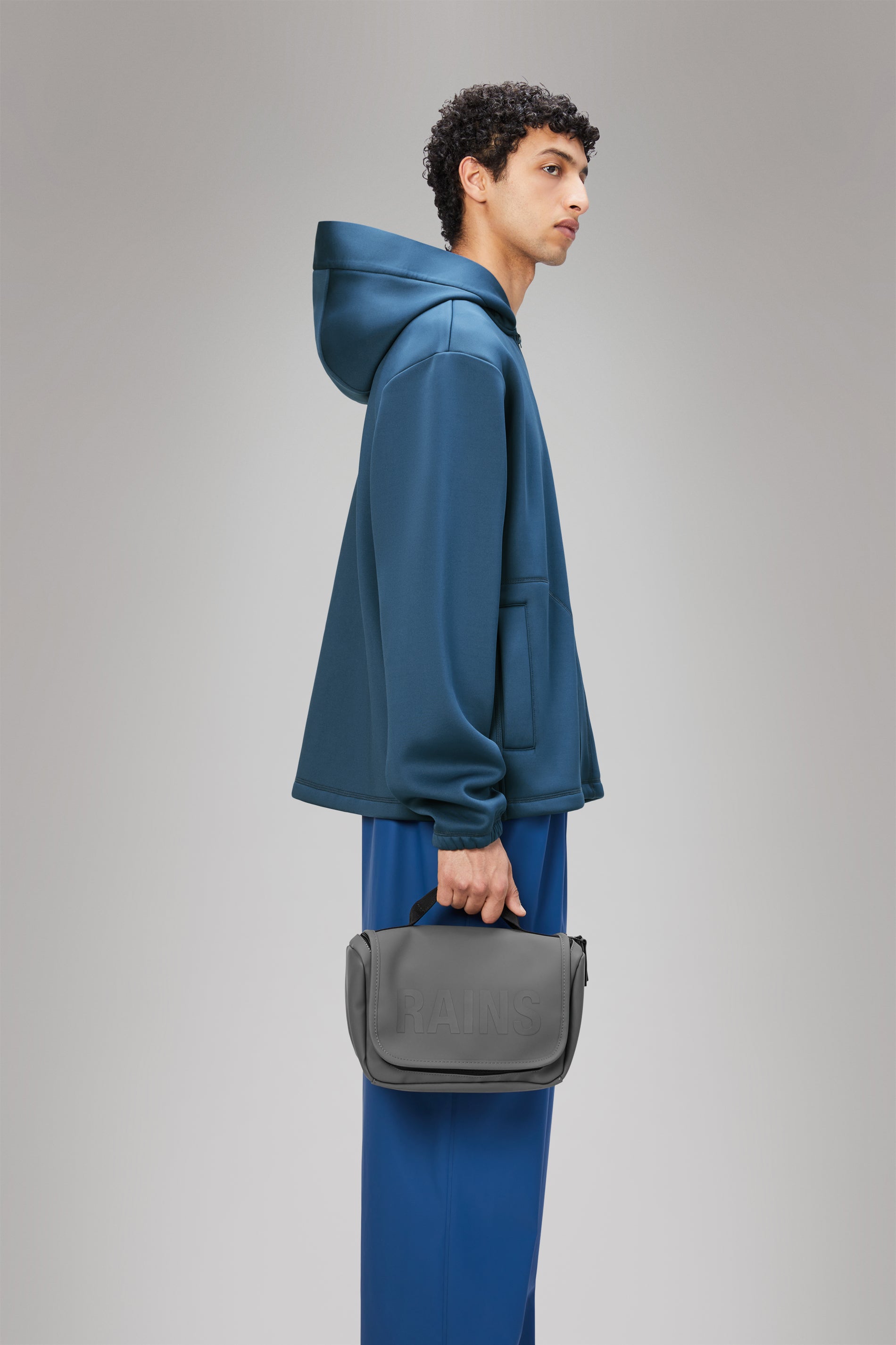 RAINS Texel Wash Bag Grey Wash Bag