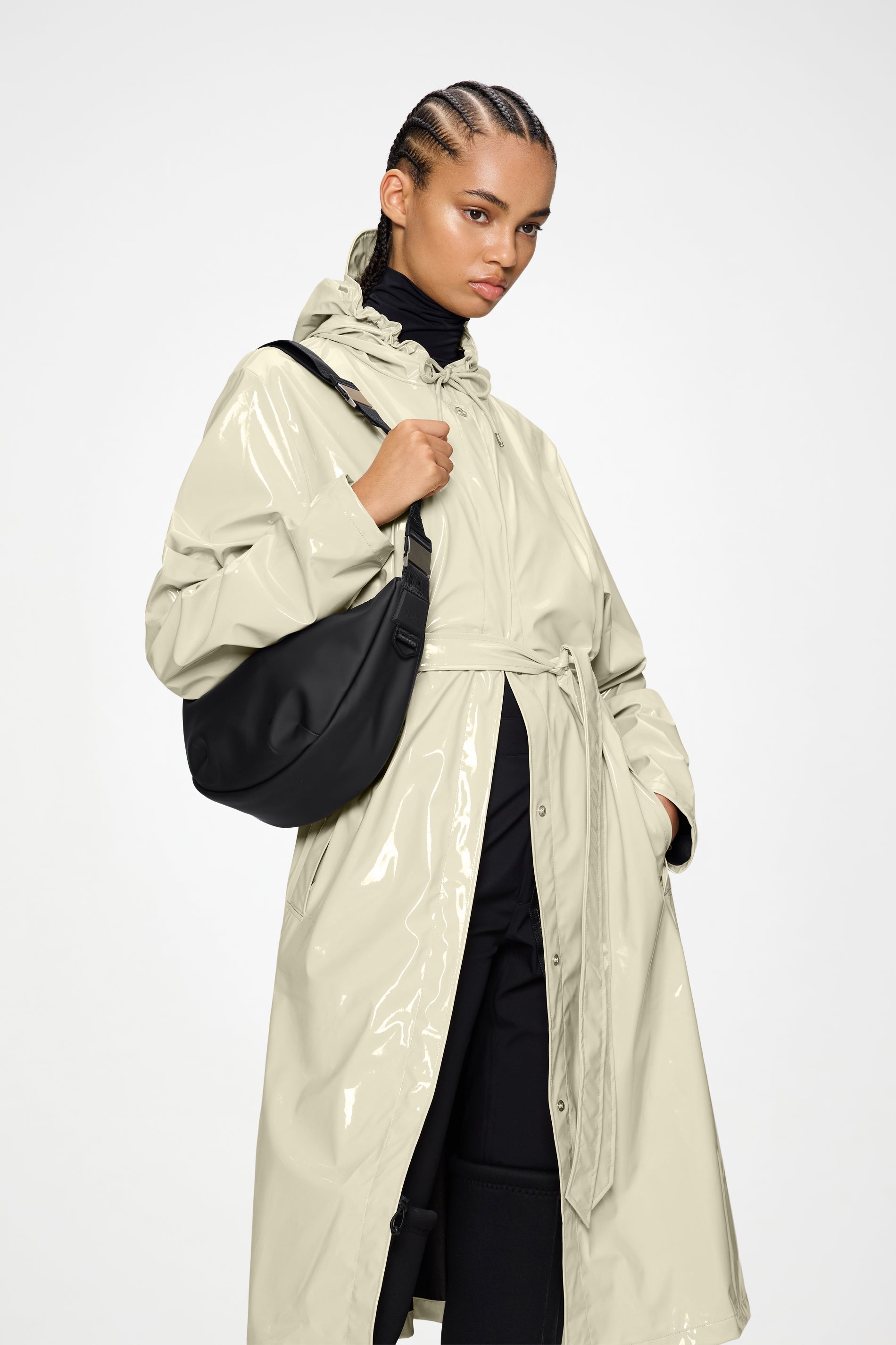 RAINS Valera Shoulder Bag Black Crossbody