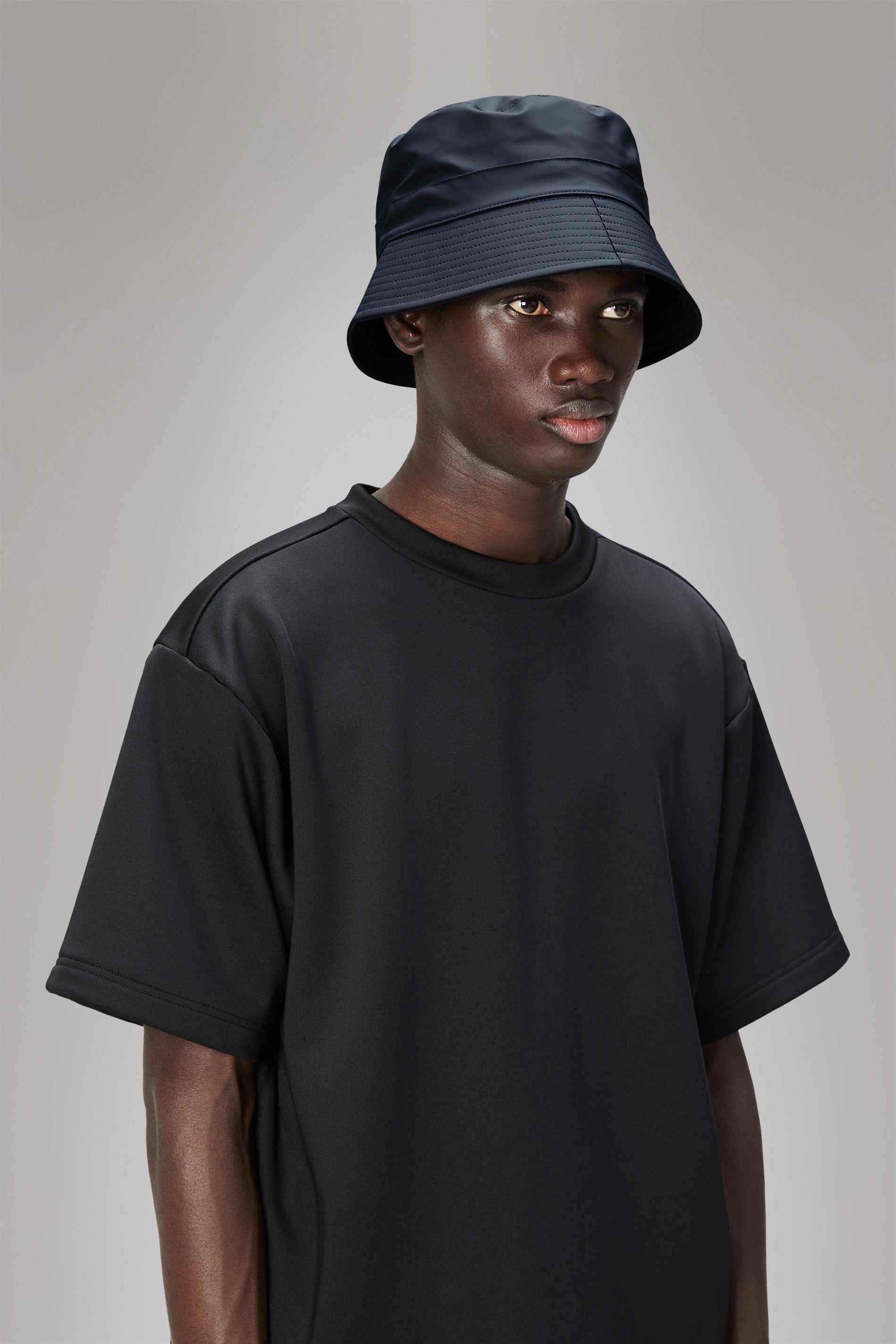 RAINS Bucket Hat Navy Headwear