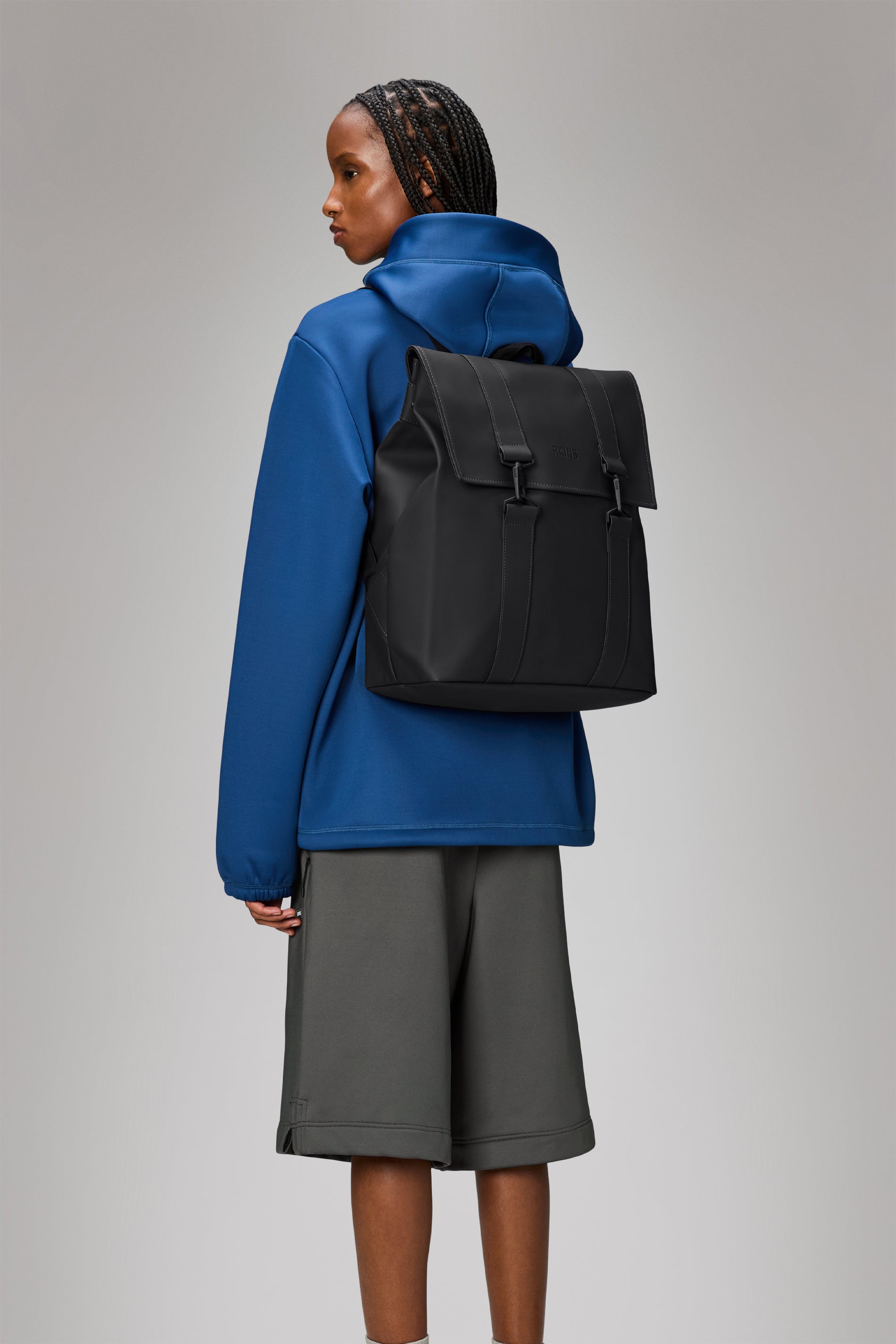 RAINS MSN Bag Black Backpack