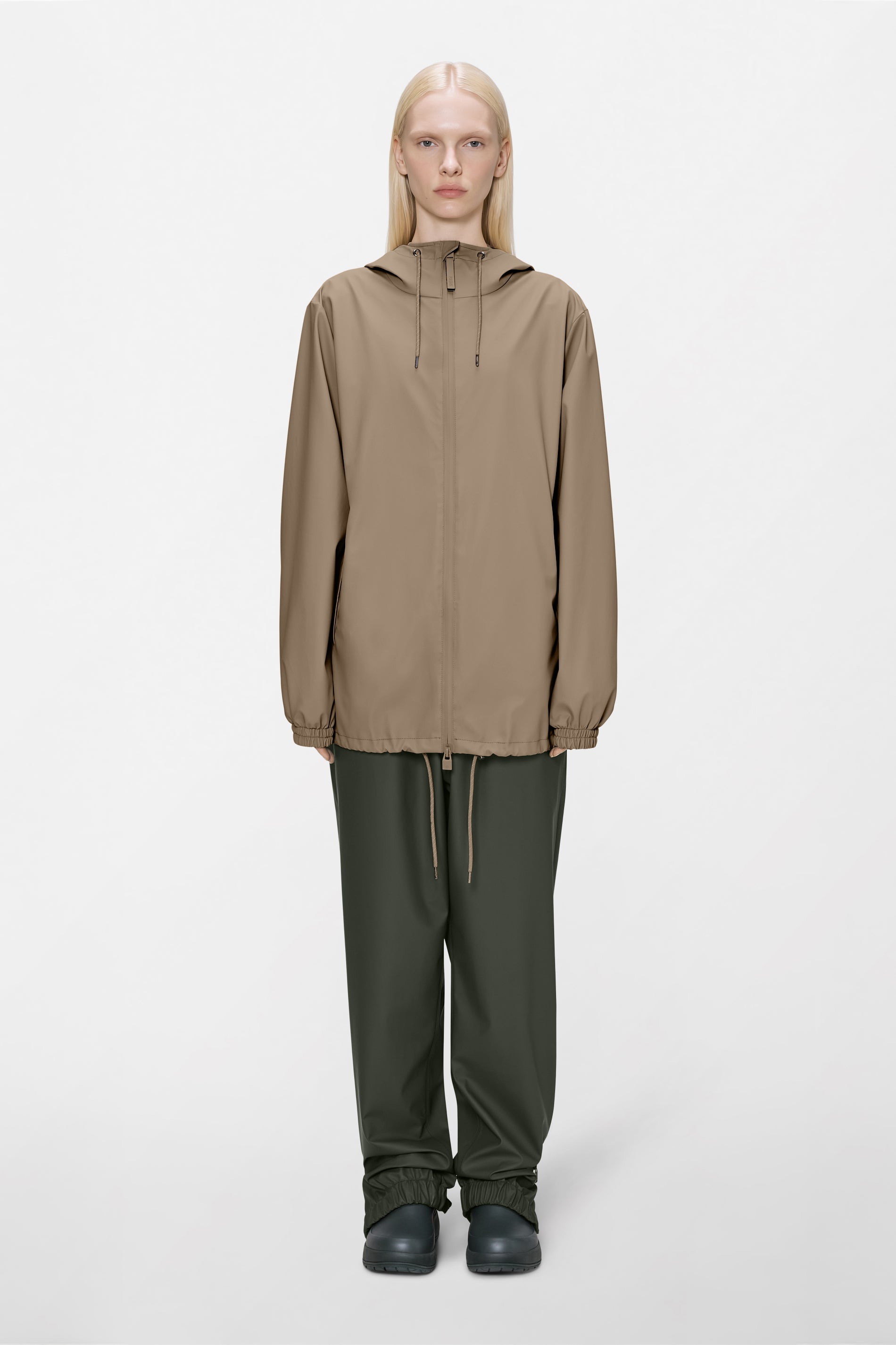 RAINS Storm Breaker Beige Jacket