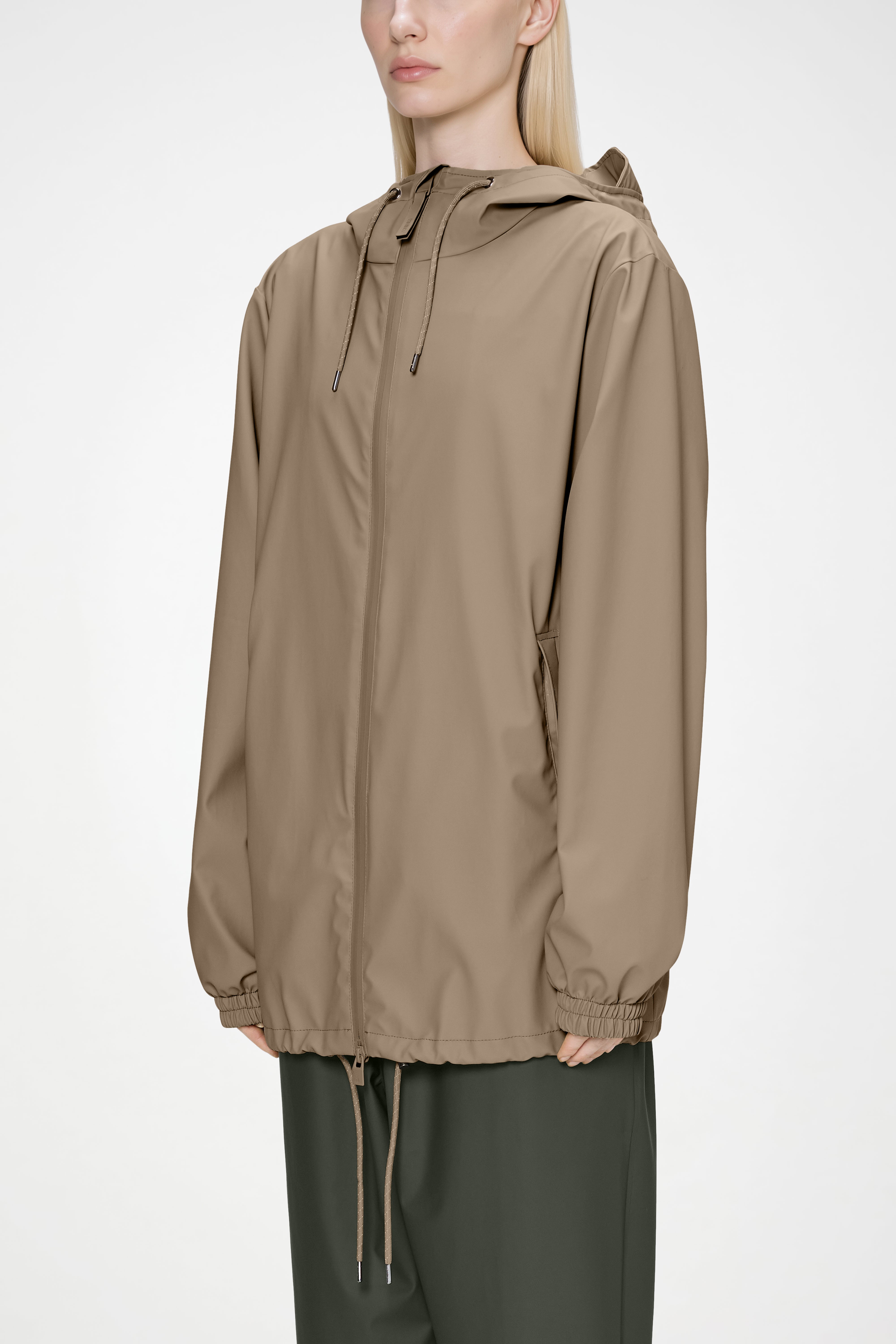 RAINS Storm Breaker Beige Jacket
