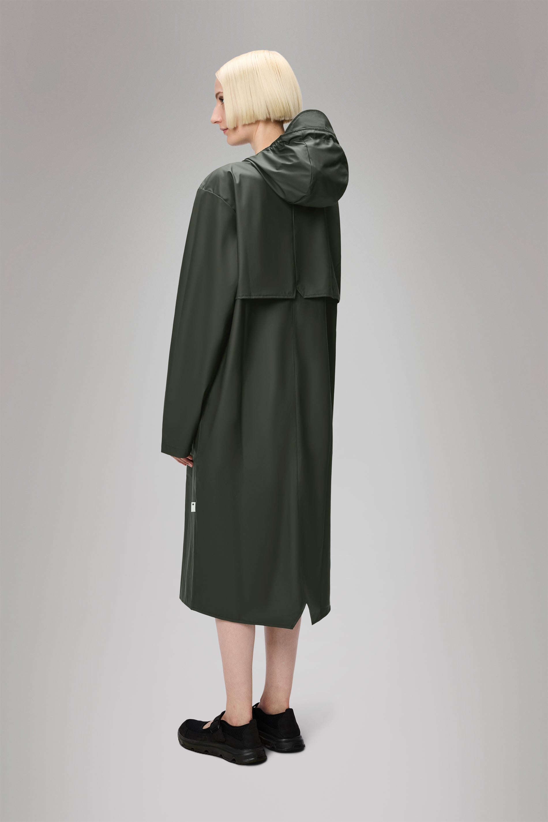 RAINS Longer Jacket Green Jacket