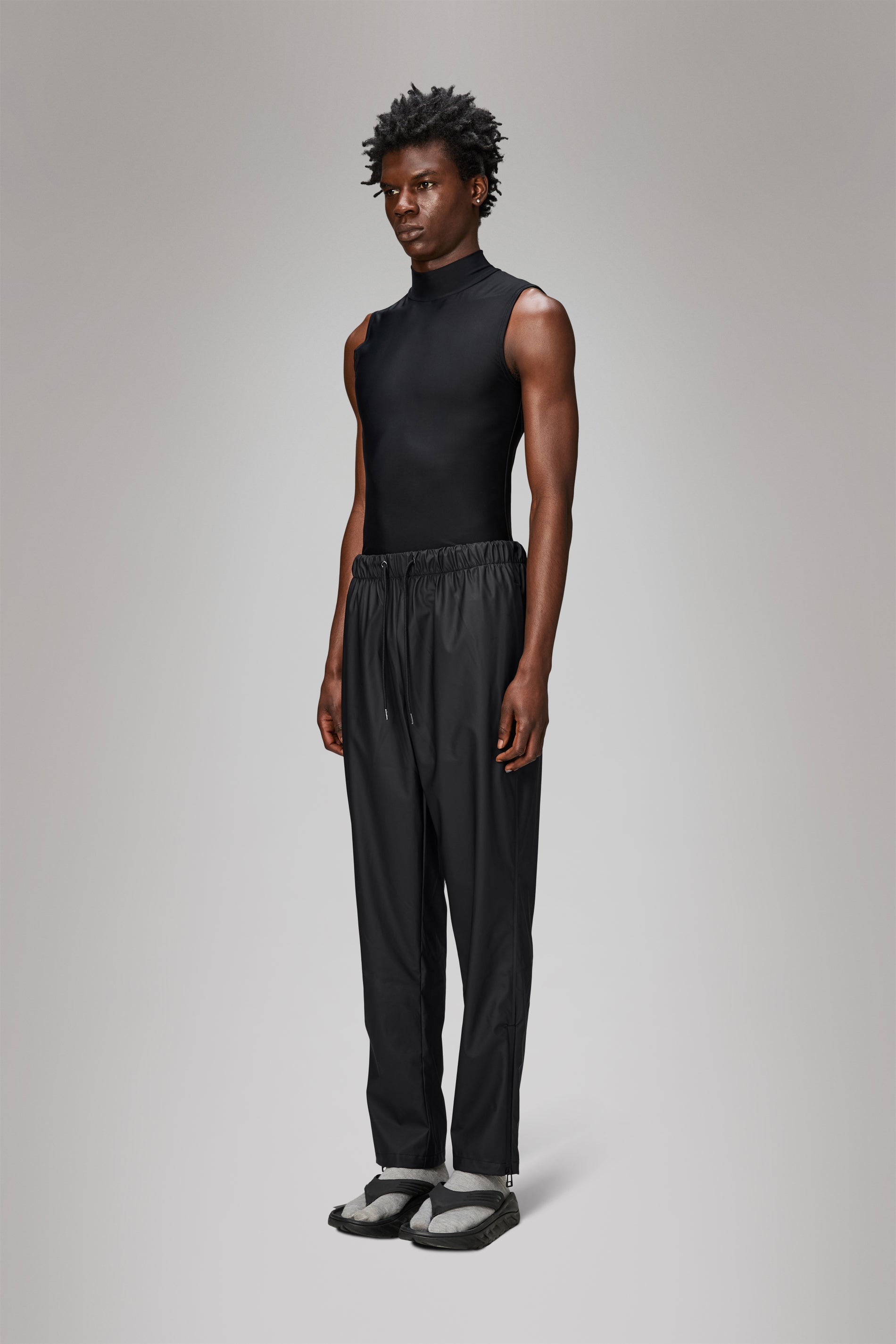 RAINS Rain Pants Slim Black Pants