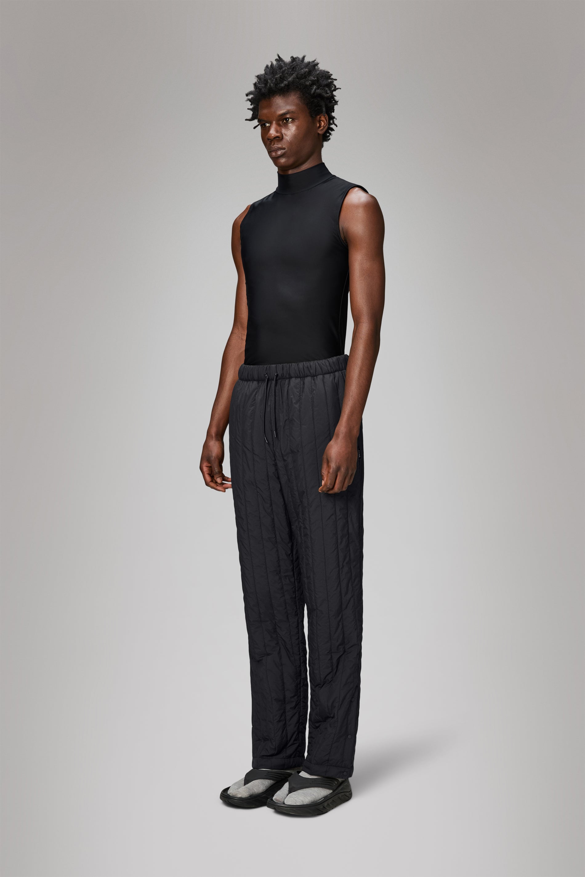 RAINS Banja Liner Pants Regular Black Pants