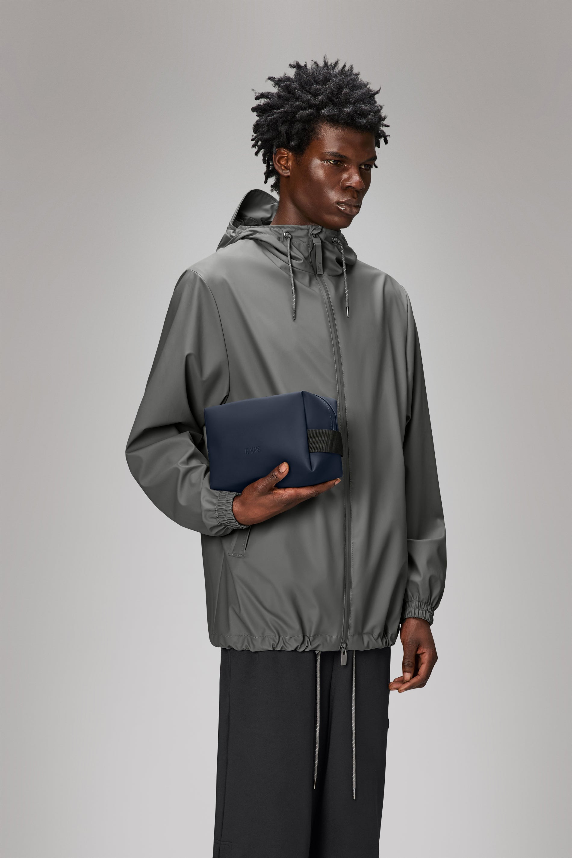 RAINS Wash Bag Small Navy Wash Bag