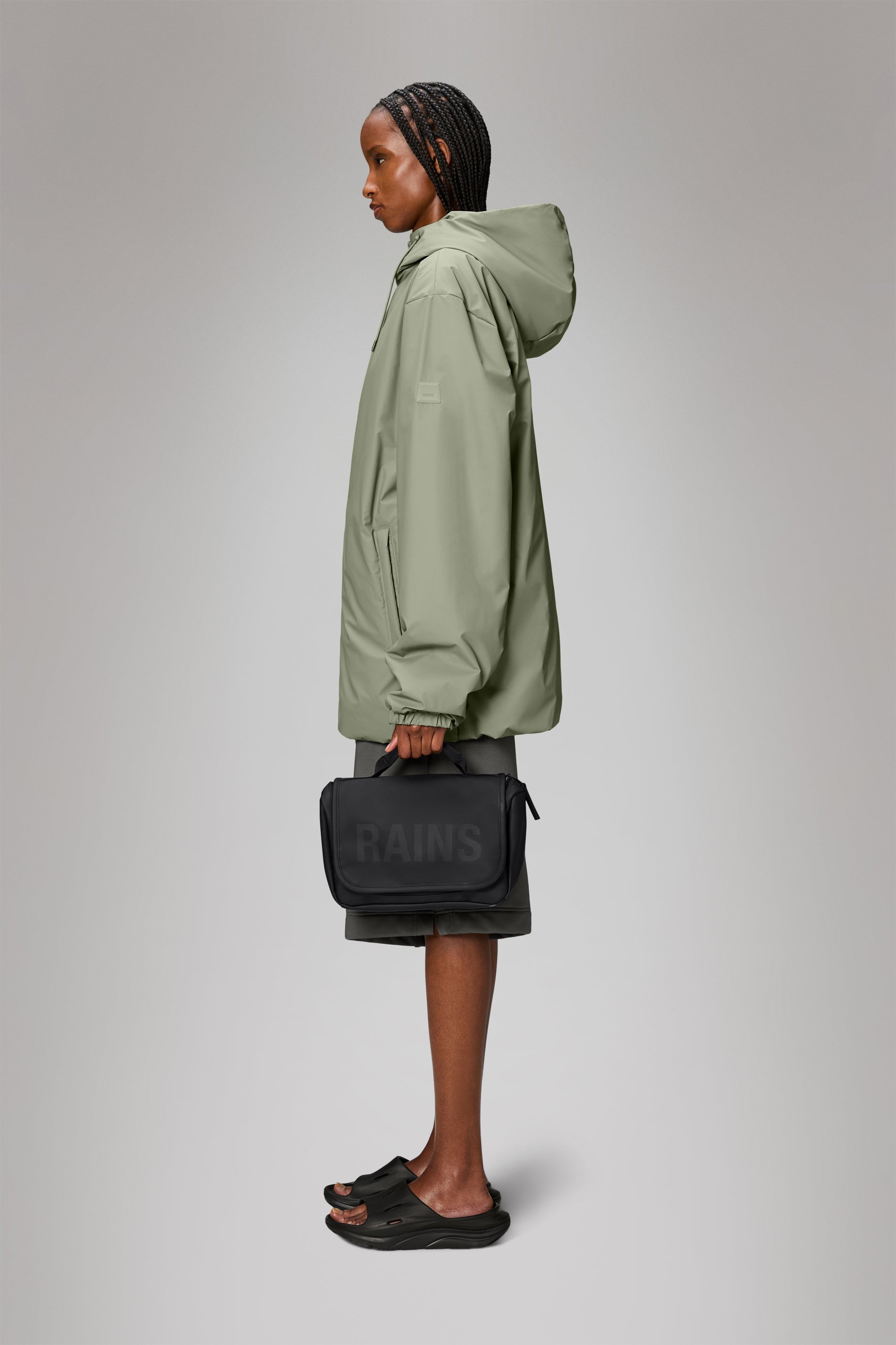 RAINS Texel Wash Bag Black Wash Bag