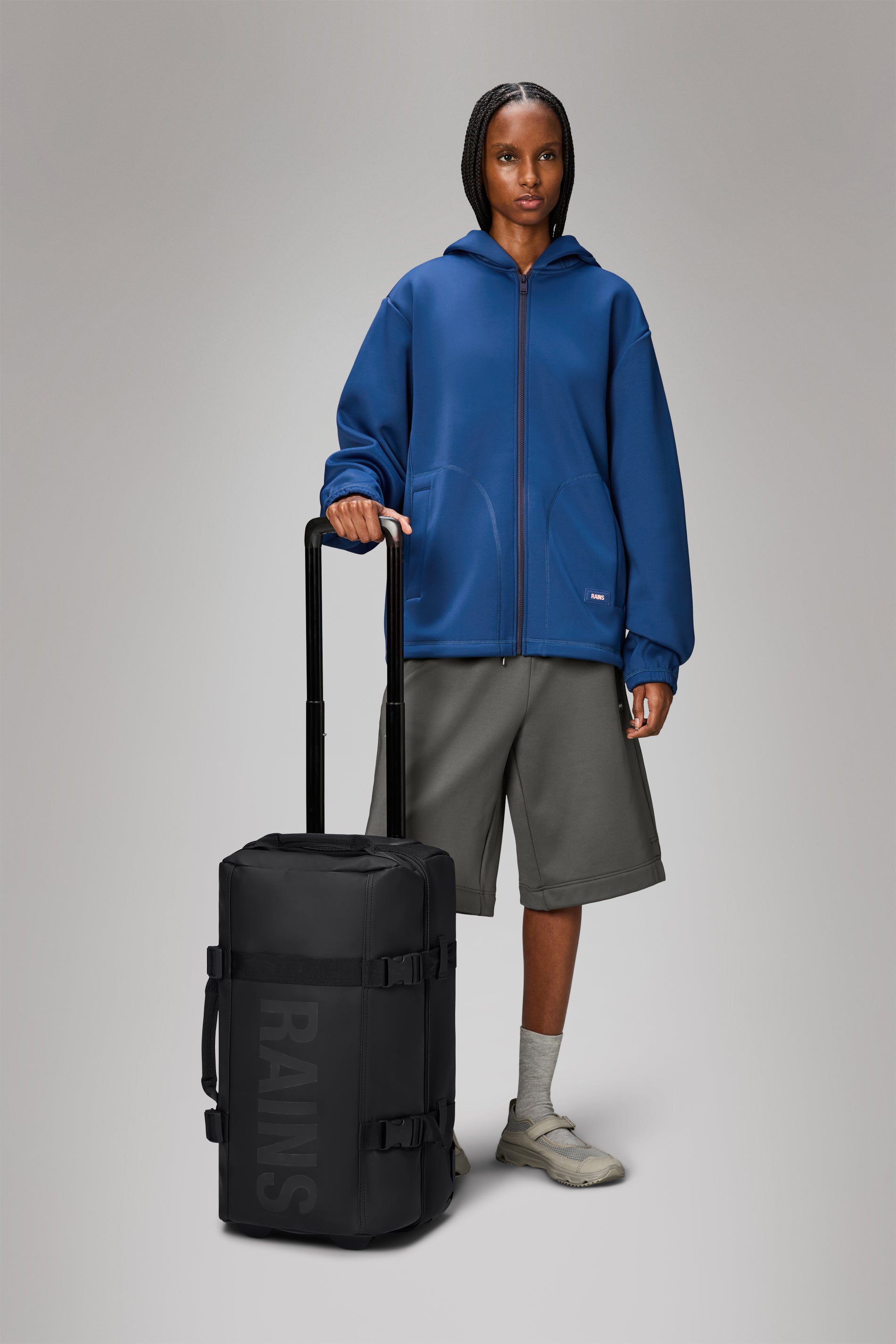 RAINS Texel Cabin Bag Black Trolley