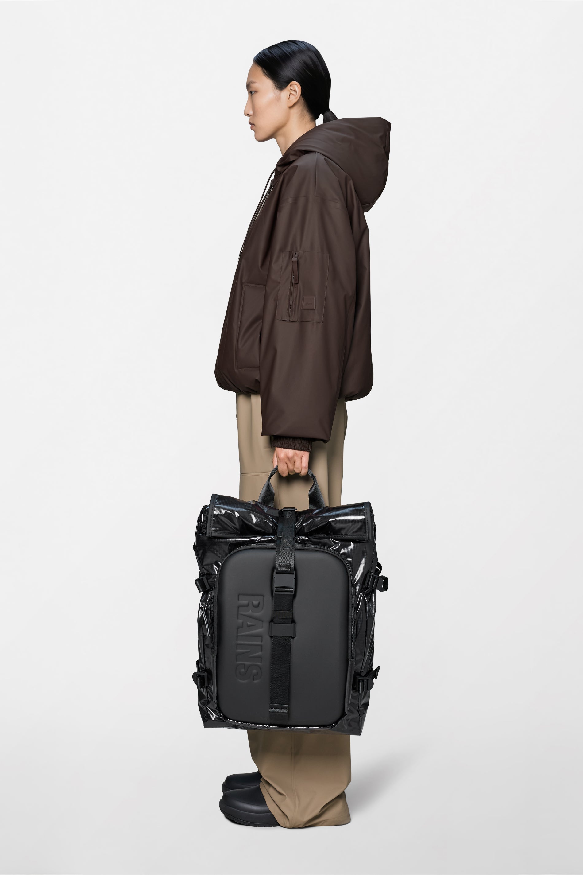 RAINS Sibu Shield Backpack Black Backpack