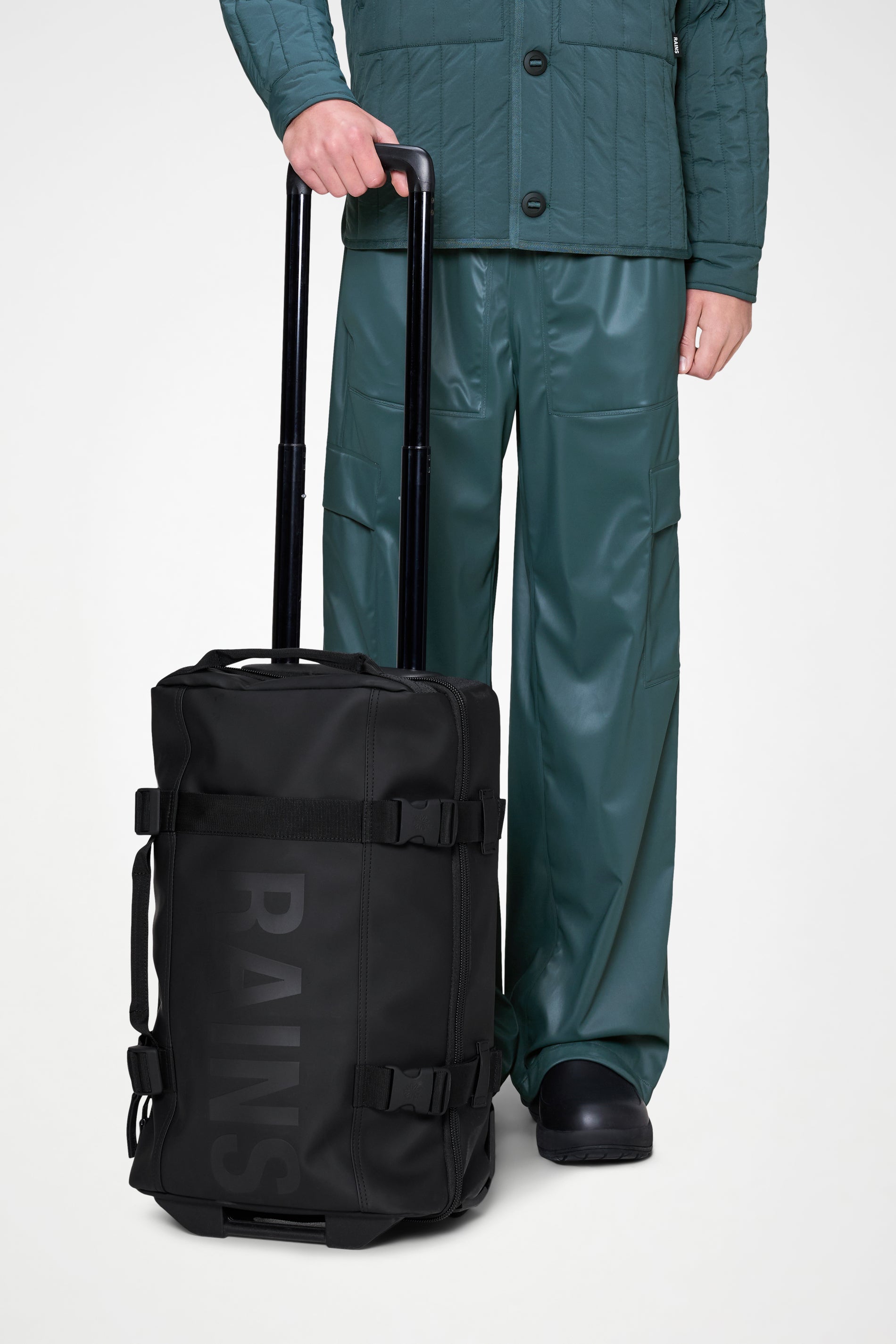 RAINS Texel Cabin Duffel Bag Large Black Cabin