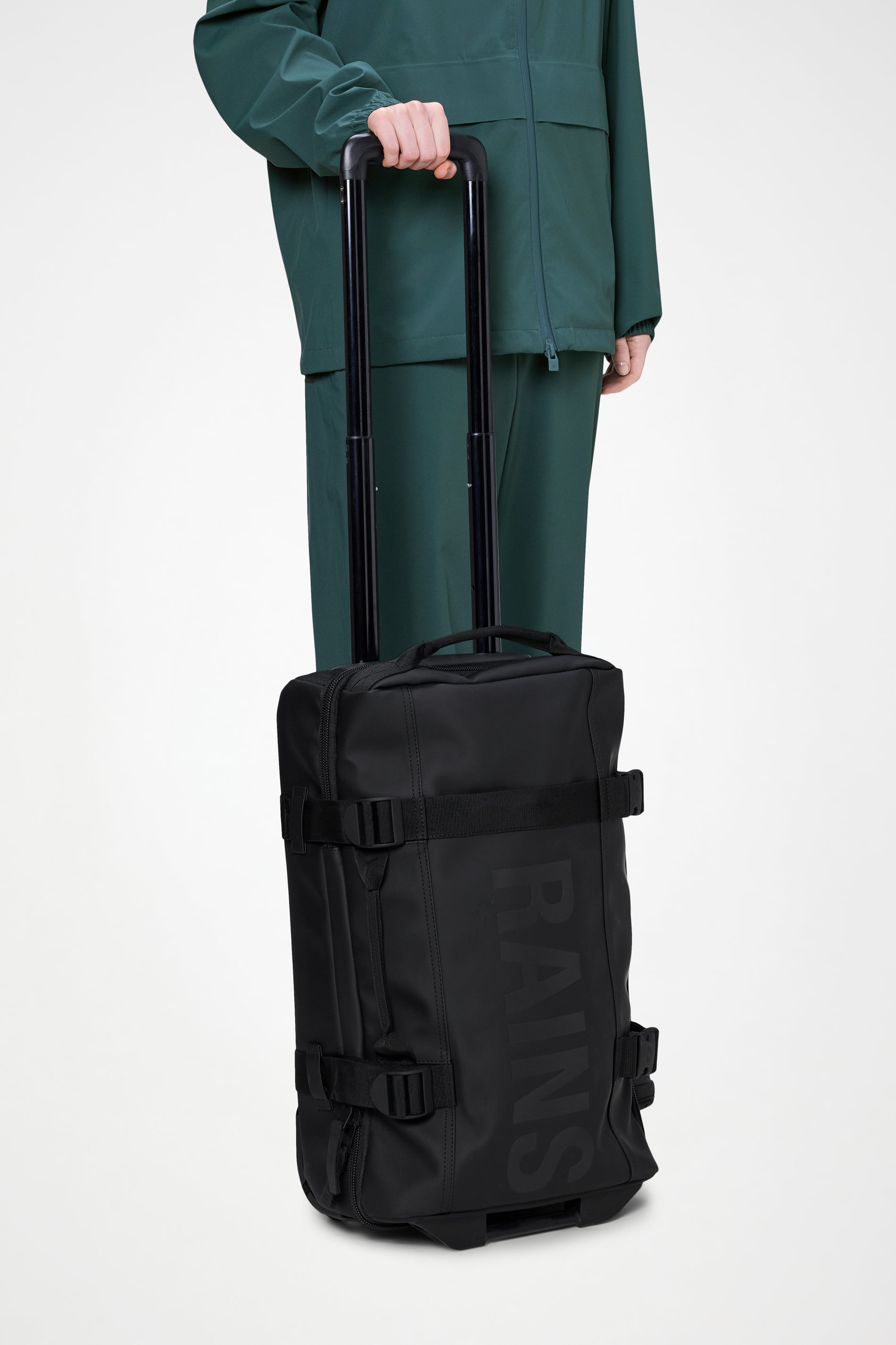 RAINS Texel Cabin Duffel Bag Large Black Cabin