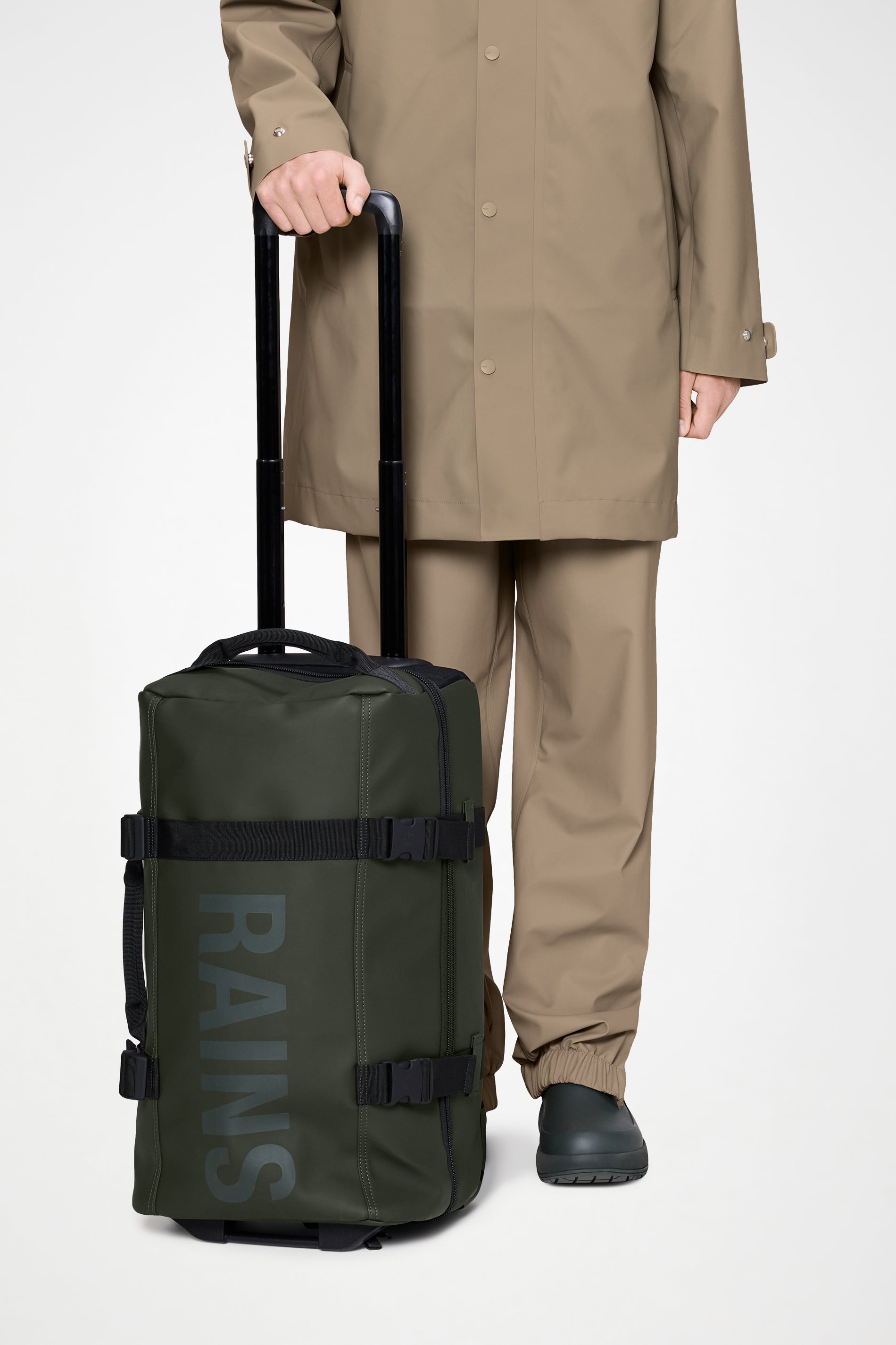 RAINS Texel Cabin Duffel Bag Large Green Cabin