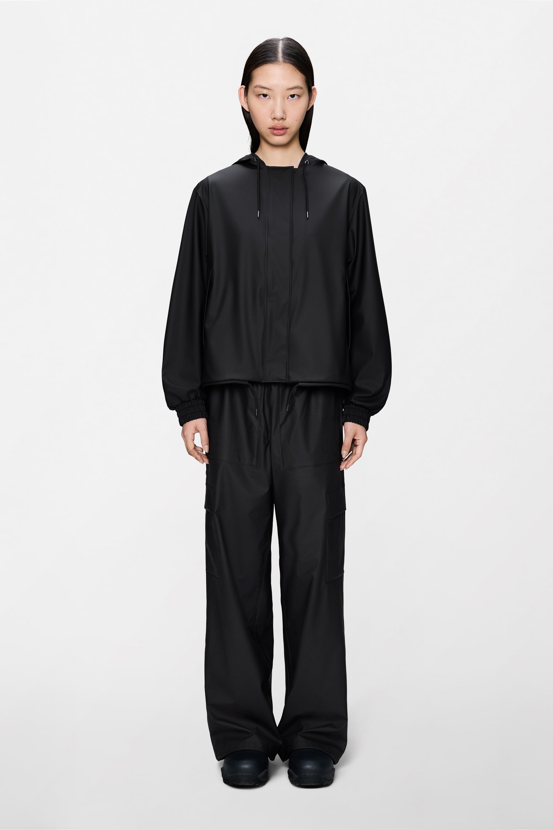 RAINS String W Jacket Black Jacket