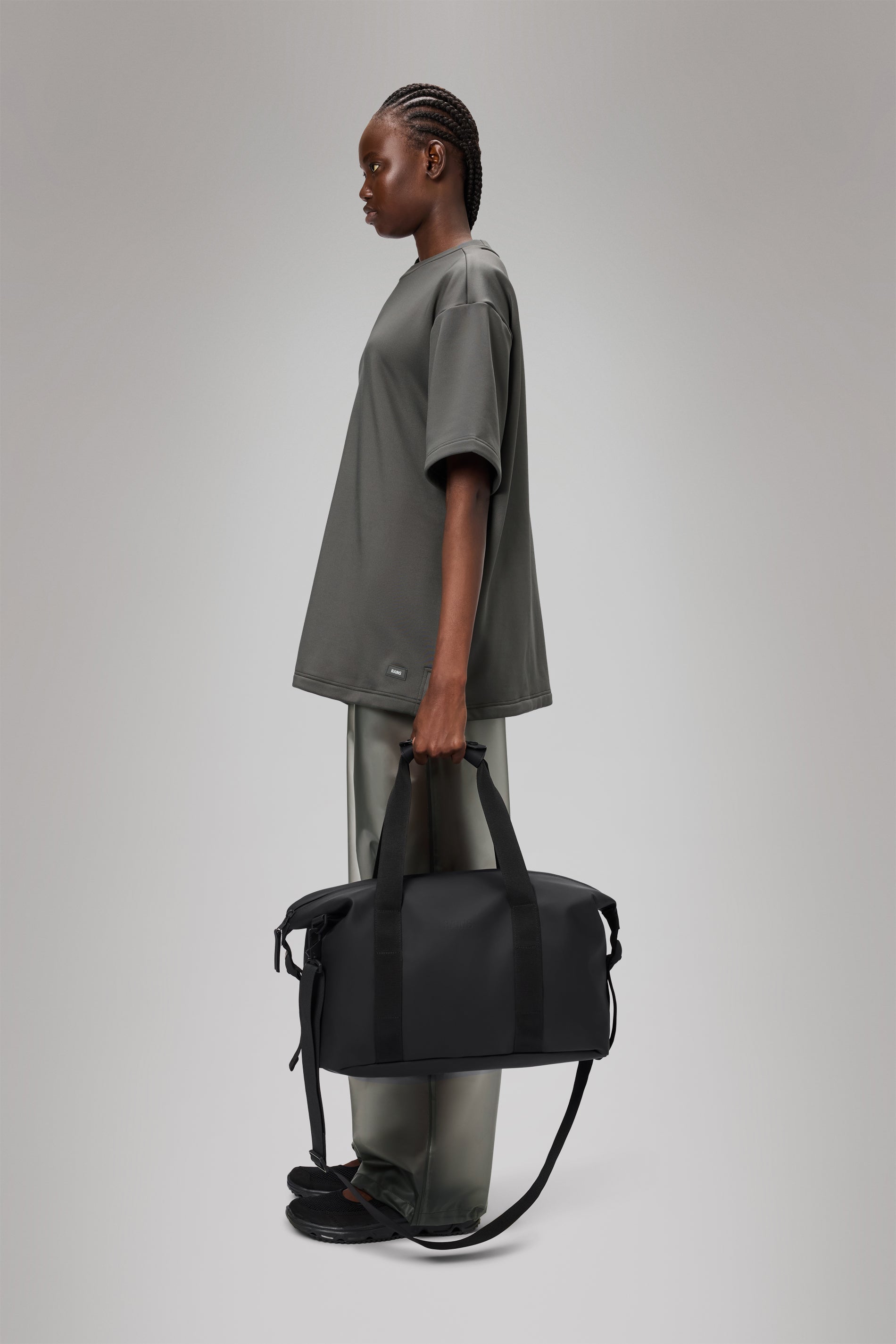 RAINS Hilo Weekend Bag Small Black Weekender