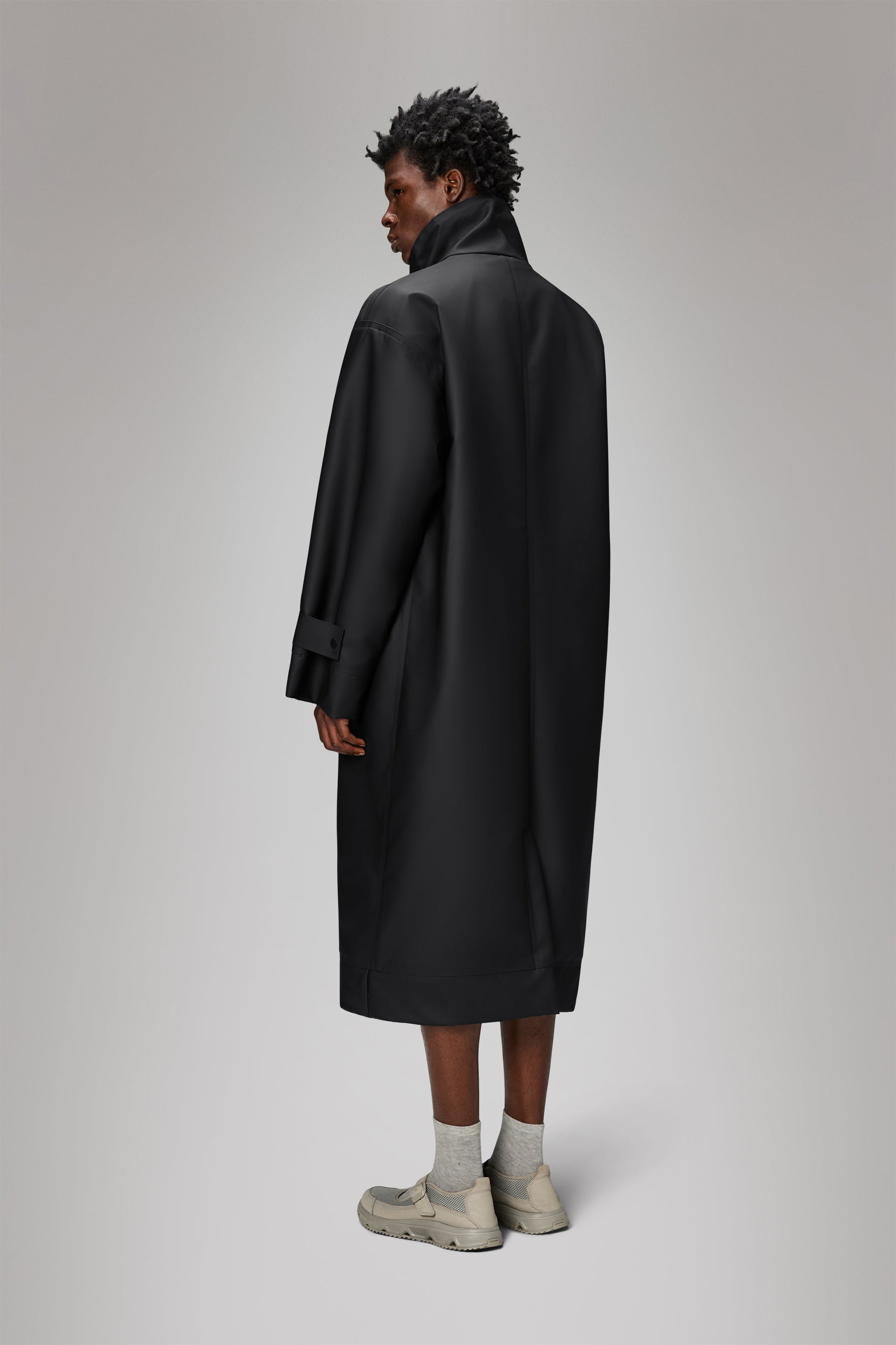 RAINS Vision Longer Jacket Black Jacket