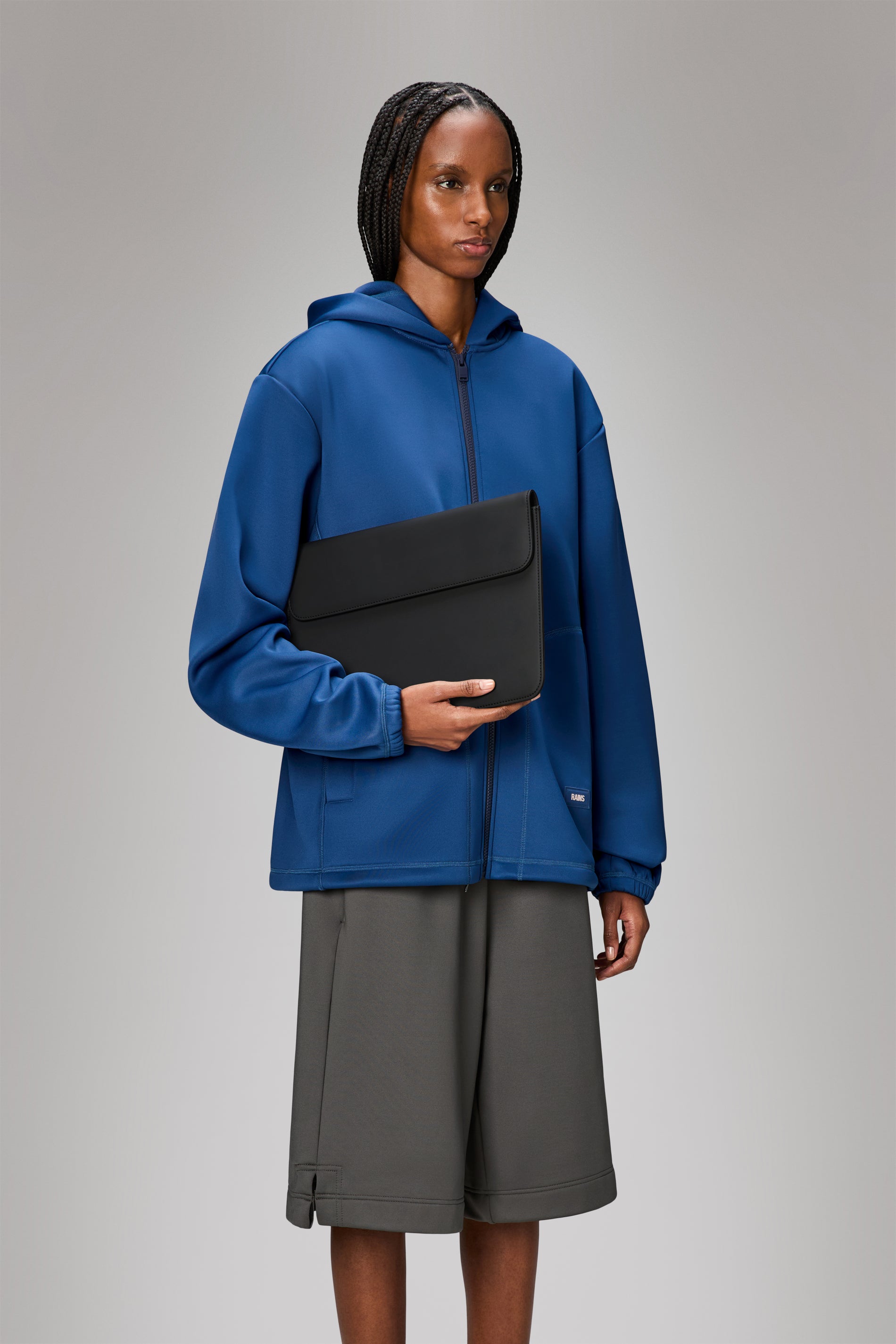 RAINS Tablet Portfolio Black 0.50L H19.50 x D1 x W27 cm Laptop Case