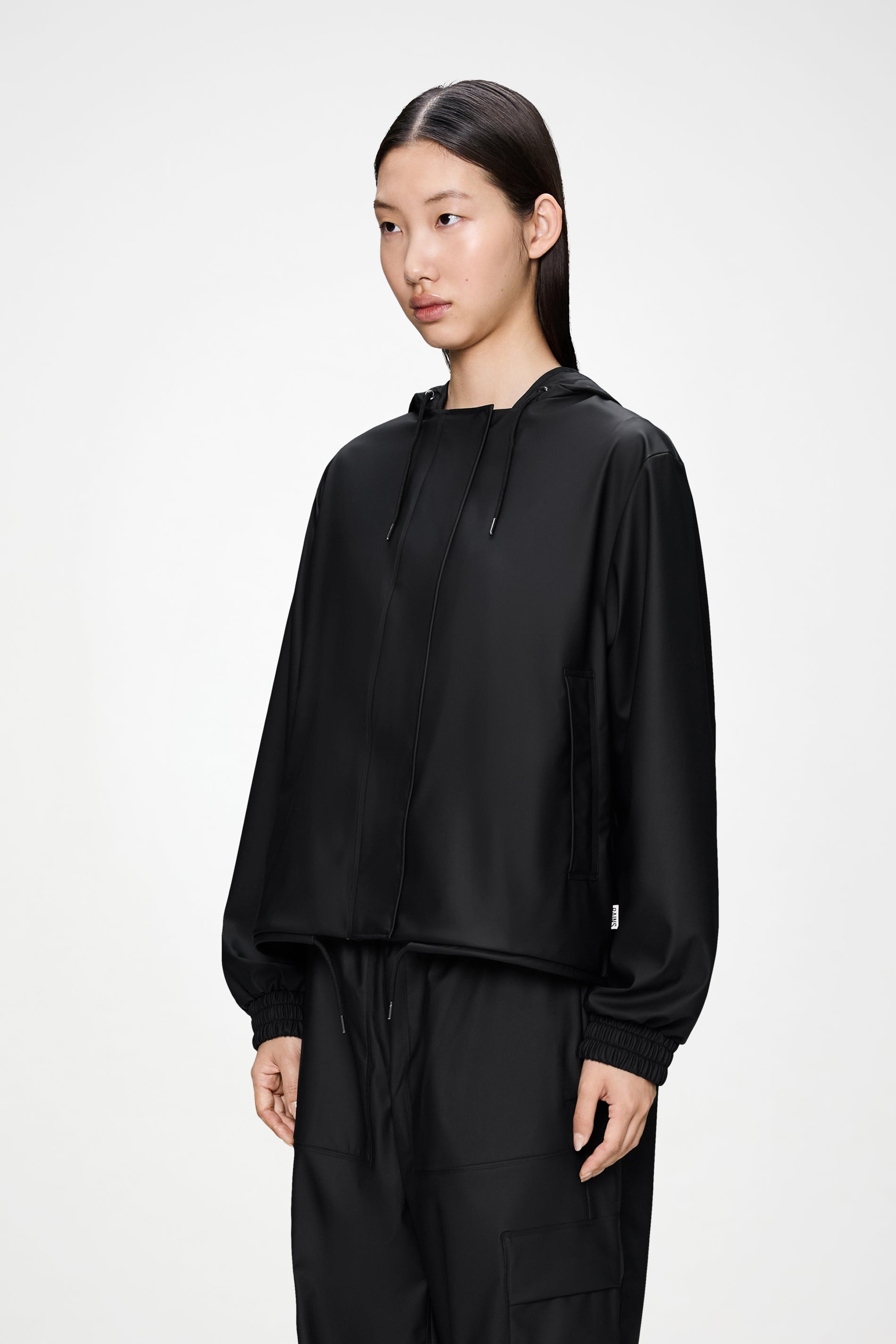 RAINS String W Jacket Black Jacket
