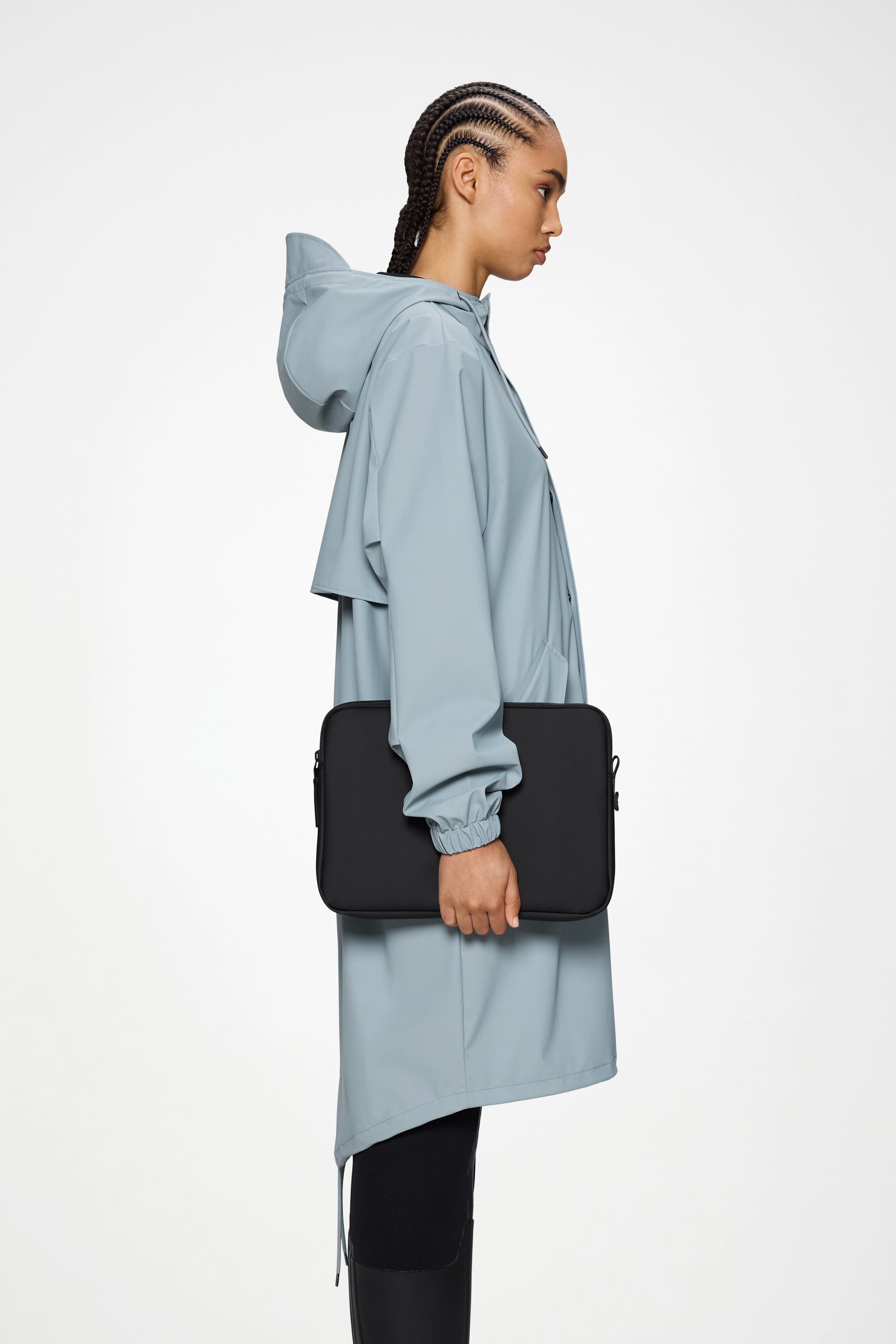 RAINS Trail Laptop Case 13‚Ä≥/14‚Ä≥ Black 2.20L H25 x D2.50 x W35 cm Laptop Case