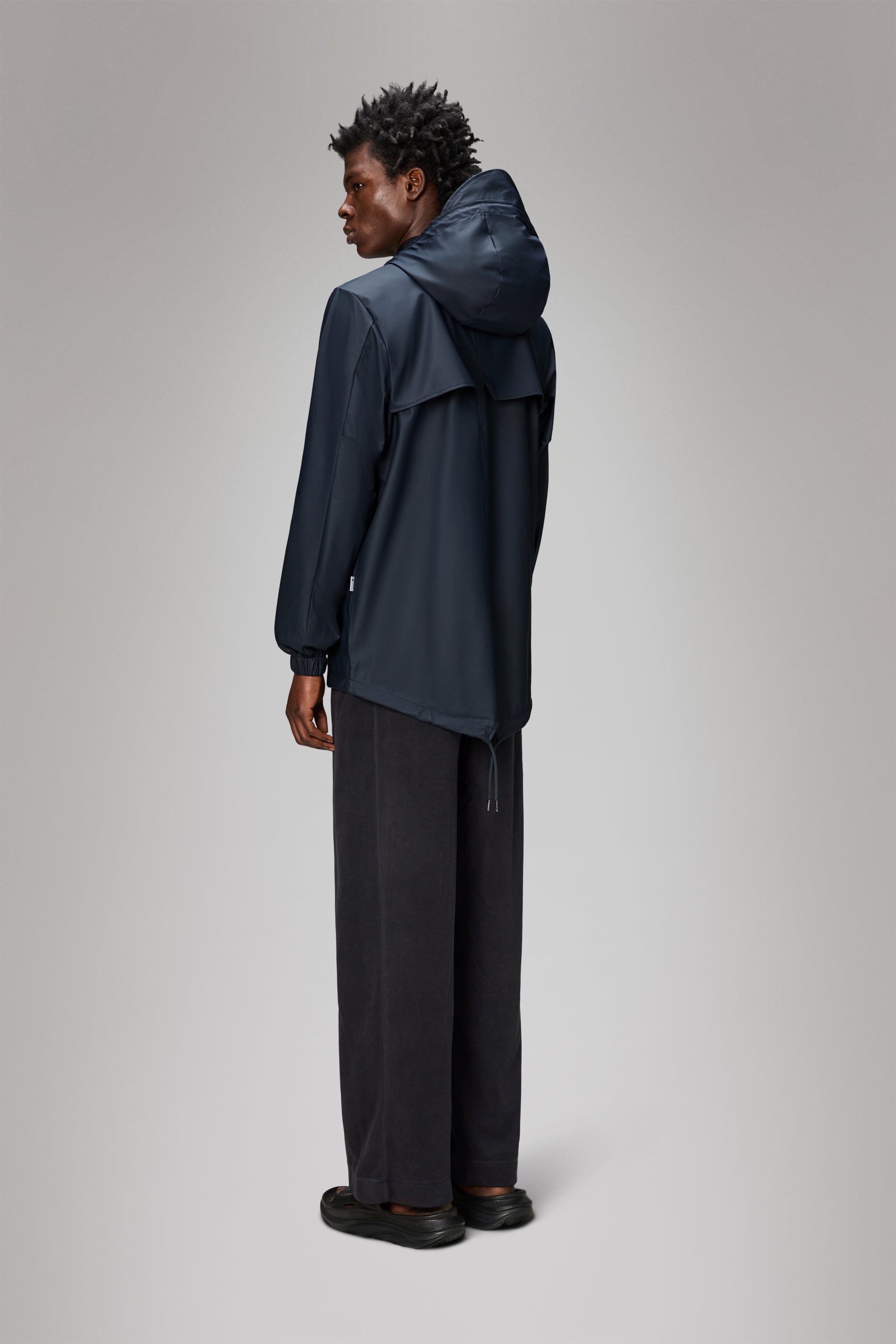 Rains Fishtail Jacket Navy Jacket