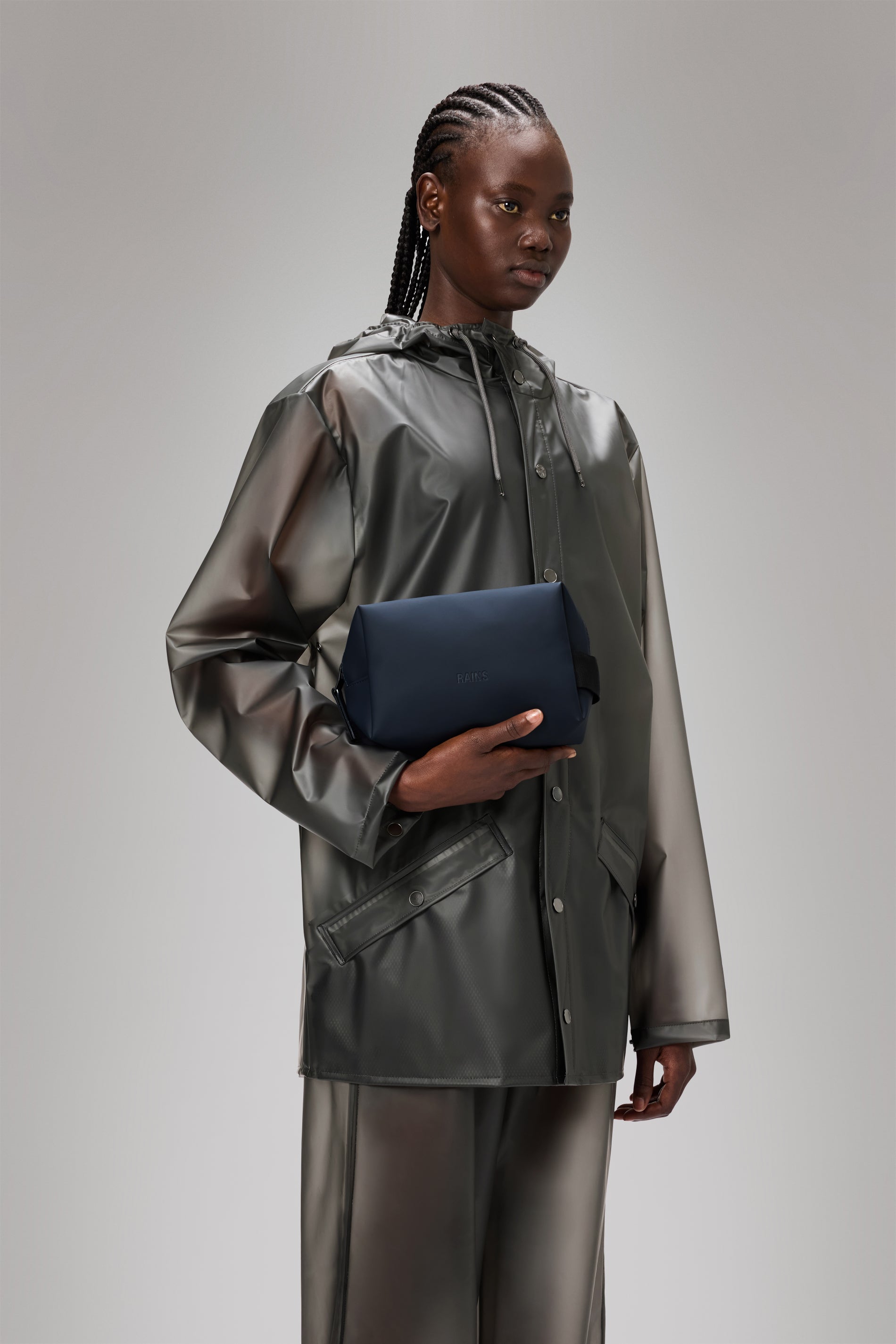 RAINS Wash Bag Small Navy Wash Bag