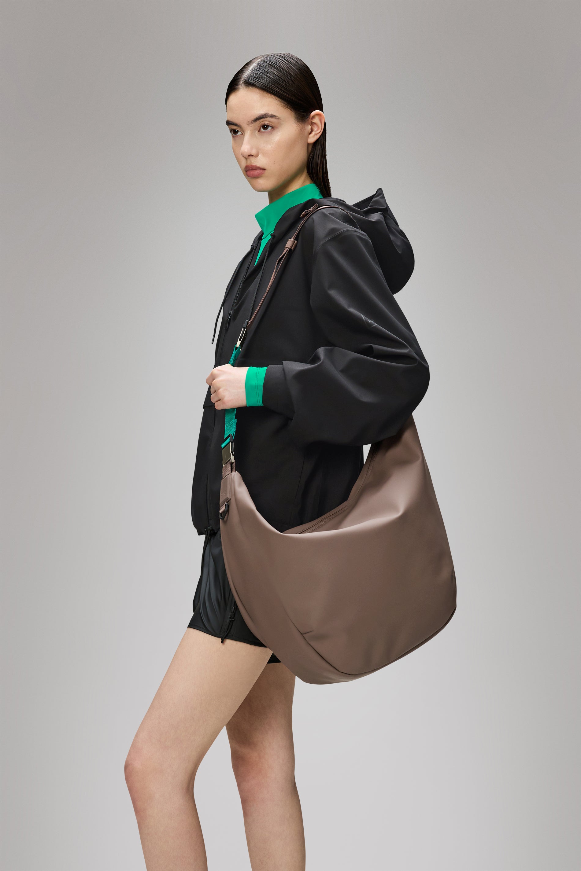 RAINS Valera Shoulder Bag Large Shade Crossbody