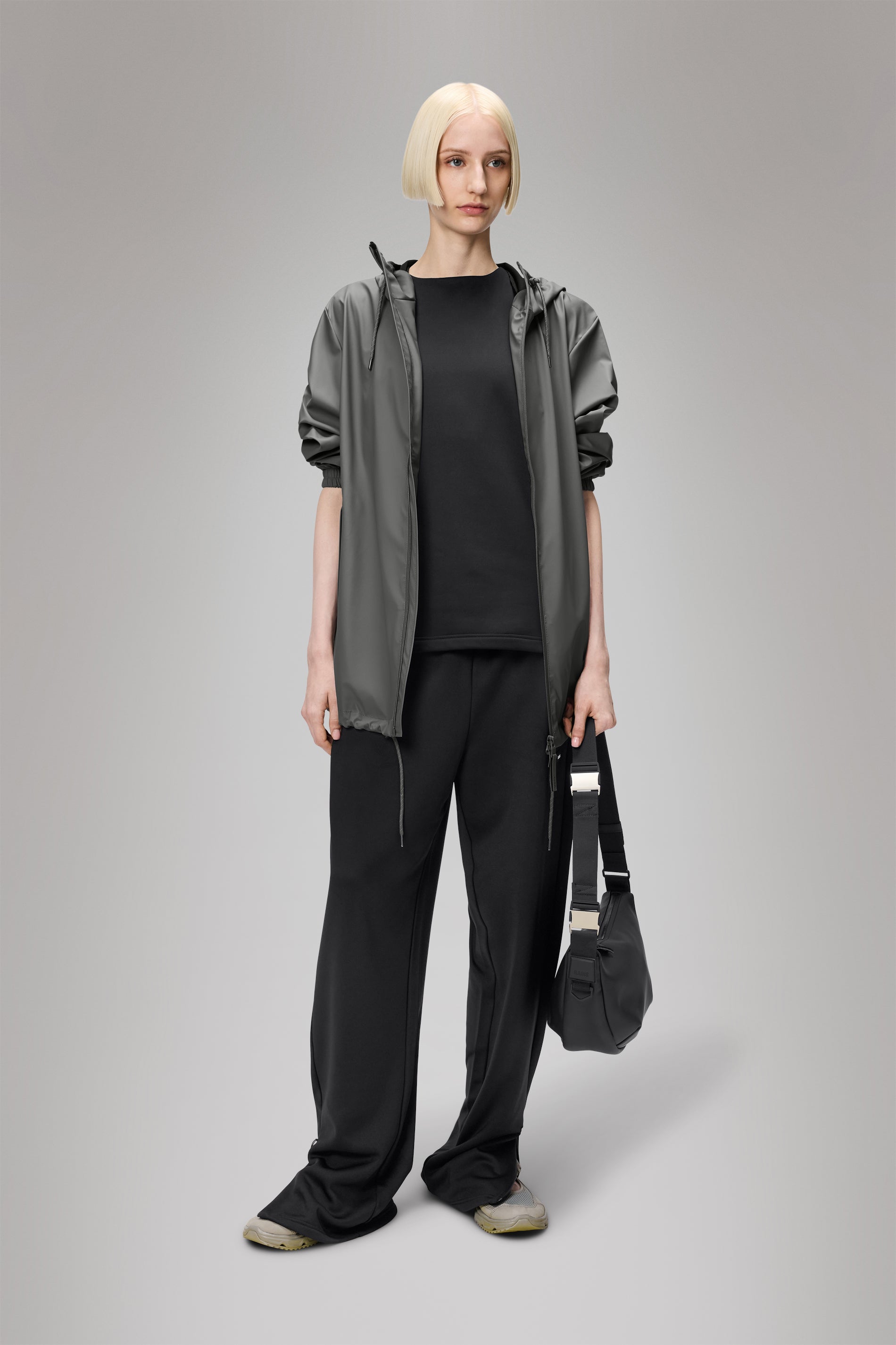 RAINS Storm Breaker Grey Jacket