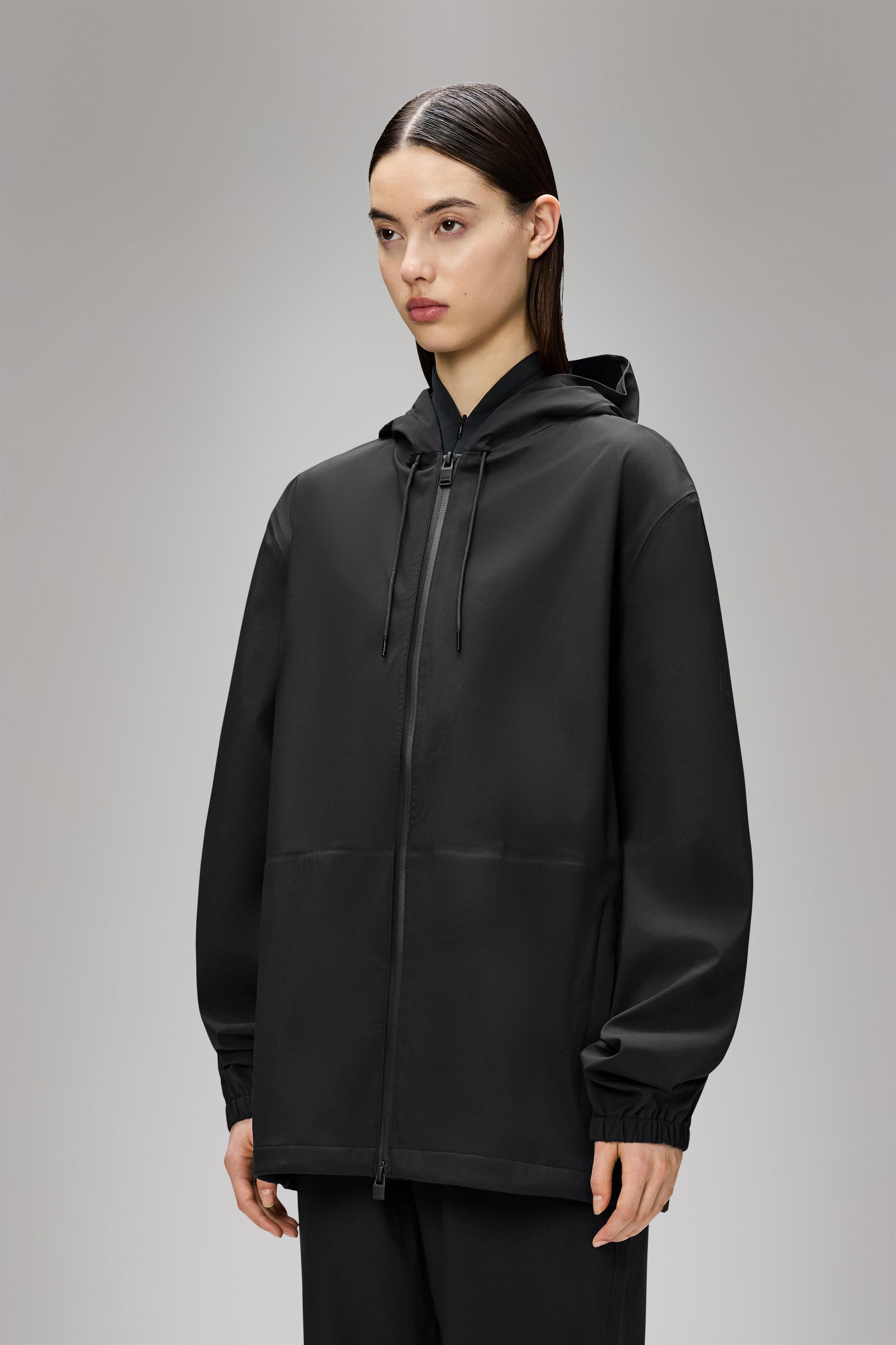 RAINS Suva Hardshell Jacket Black Jacket