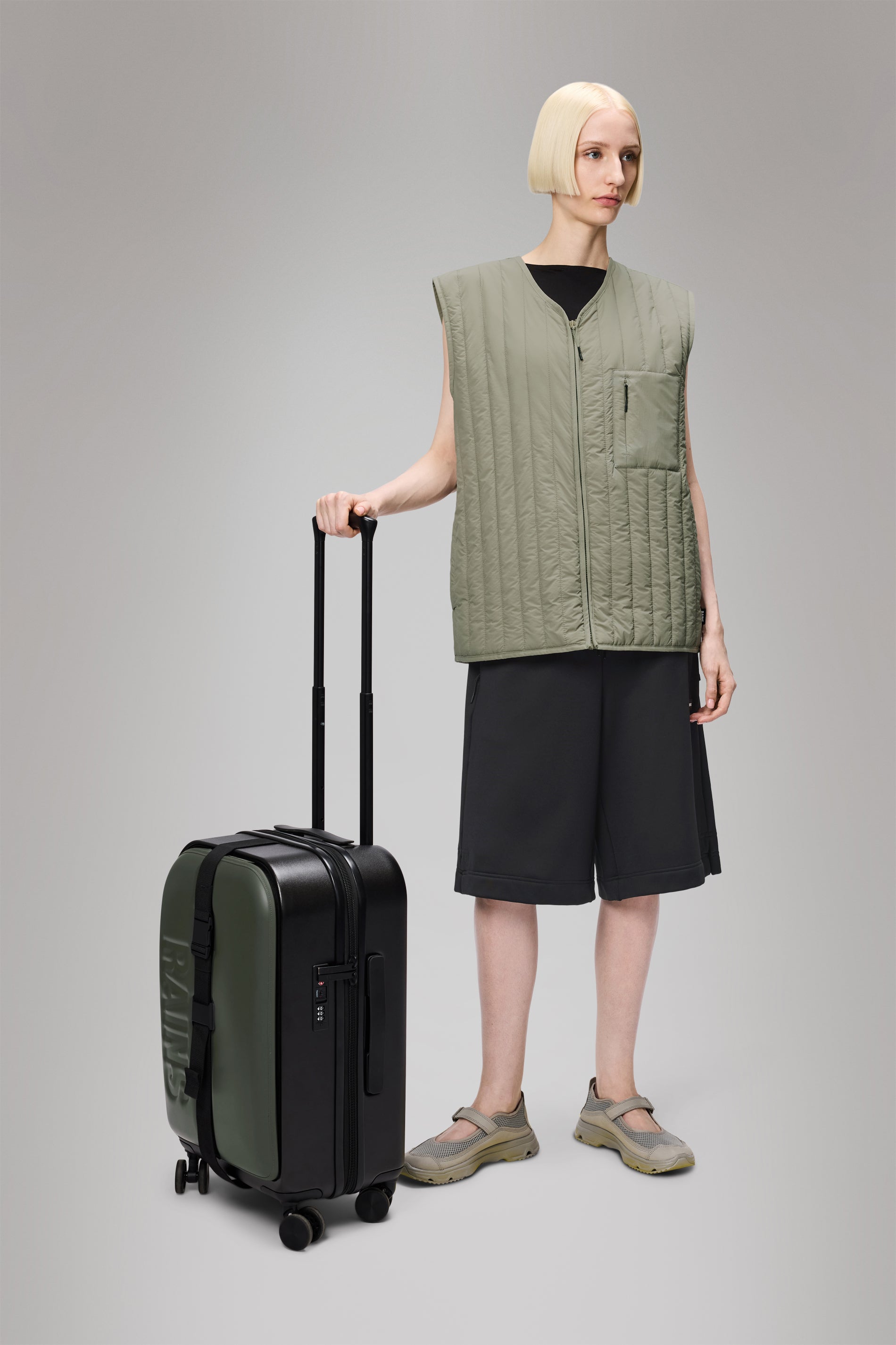 RAINS Texel Cabin Trolley Green Trolley