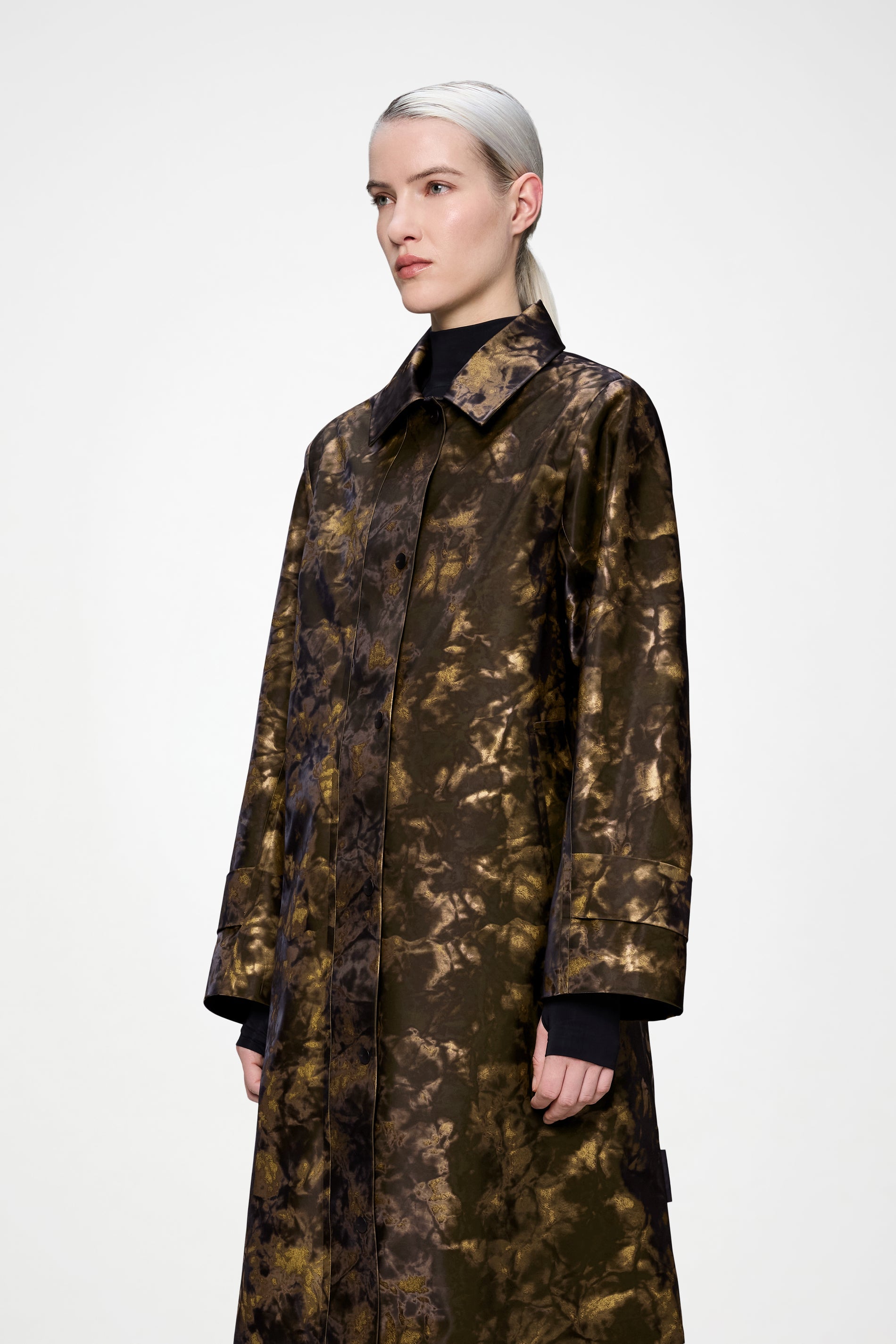 RAINS Nara Long W Jacket Muddy Jacket