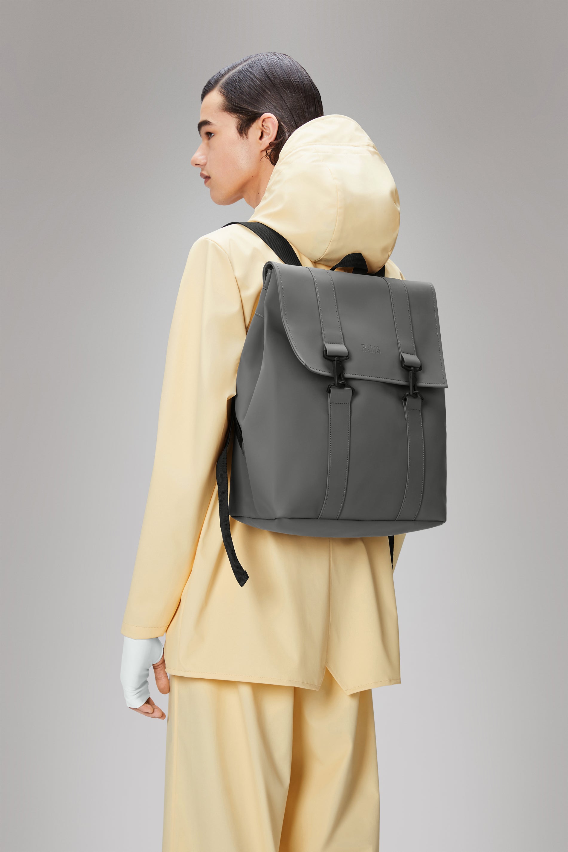 RAINS MSN Bag Grey Backpack