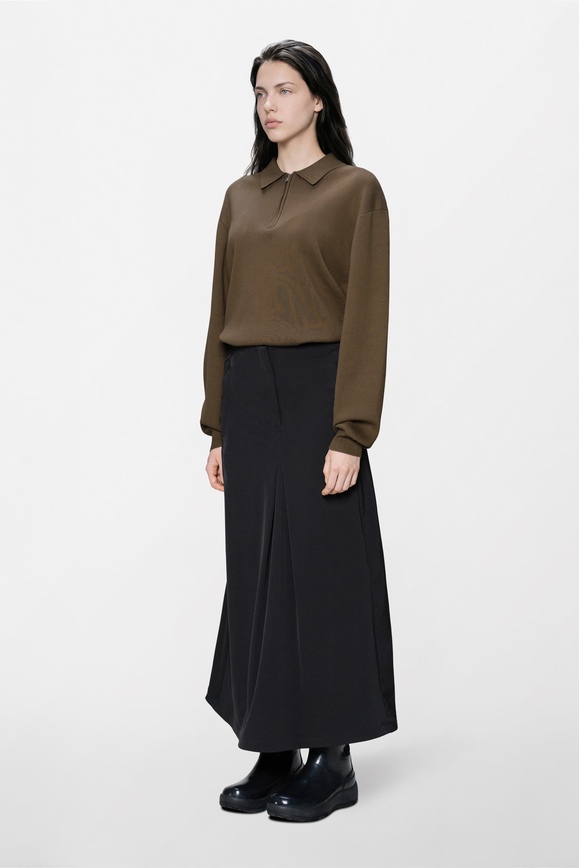 RAINS Tech Woven Skirt W Black Skirt