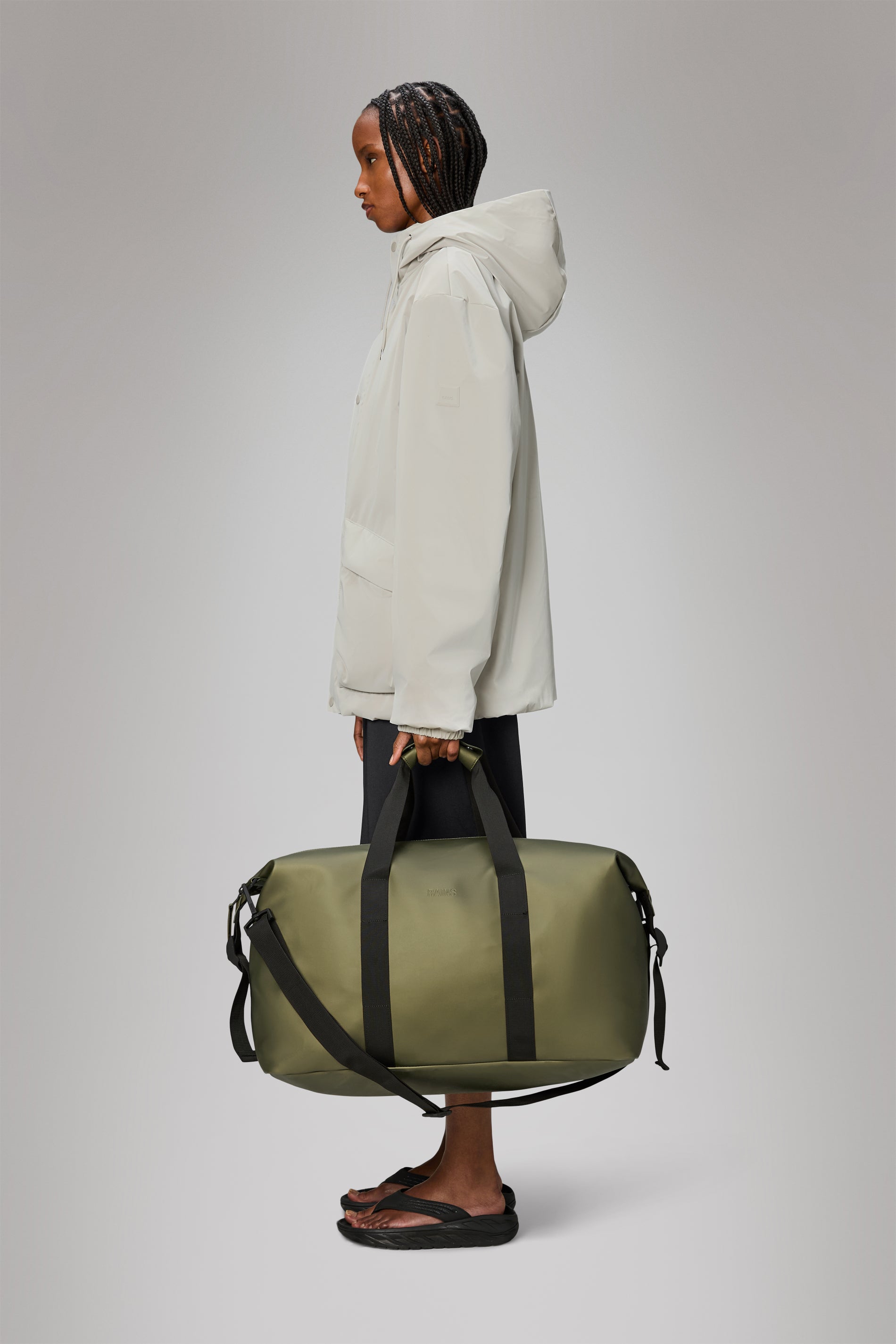 RAINS Hilo Weekend Bag Revel Weekender