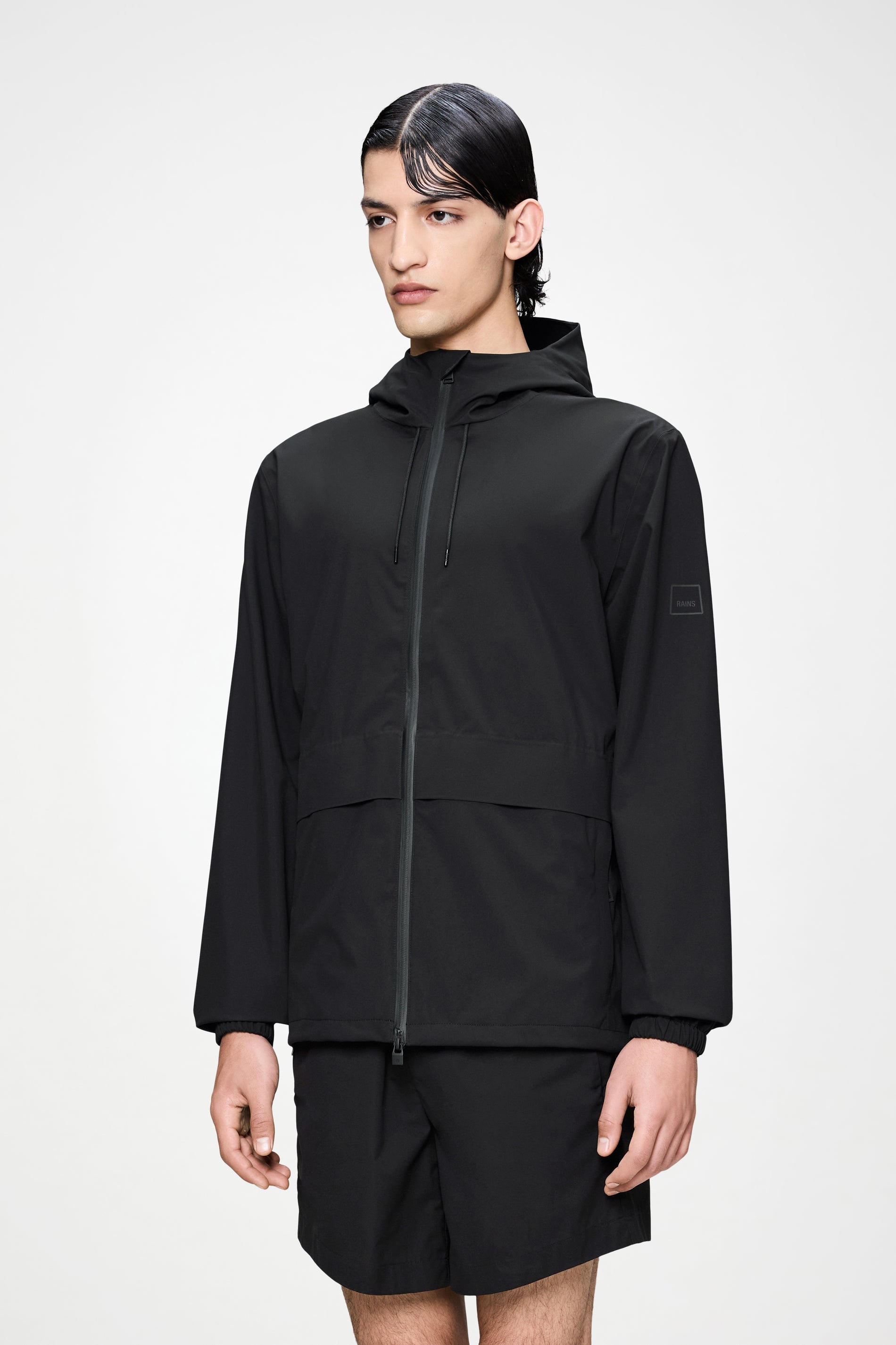 RAINS Suva Hardshell Pocket Jacket Black Jacket
