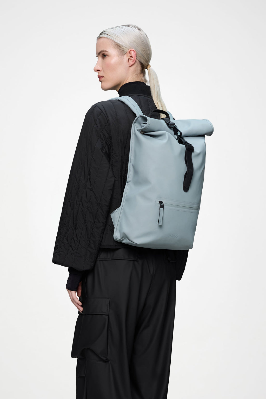 Rains® Rolltop Rucksack in Body for $200