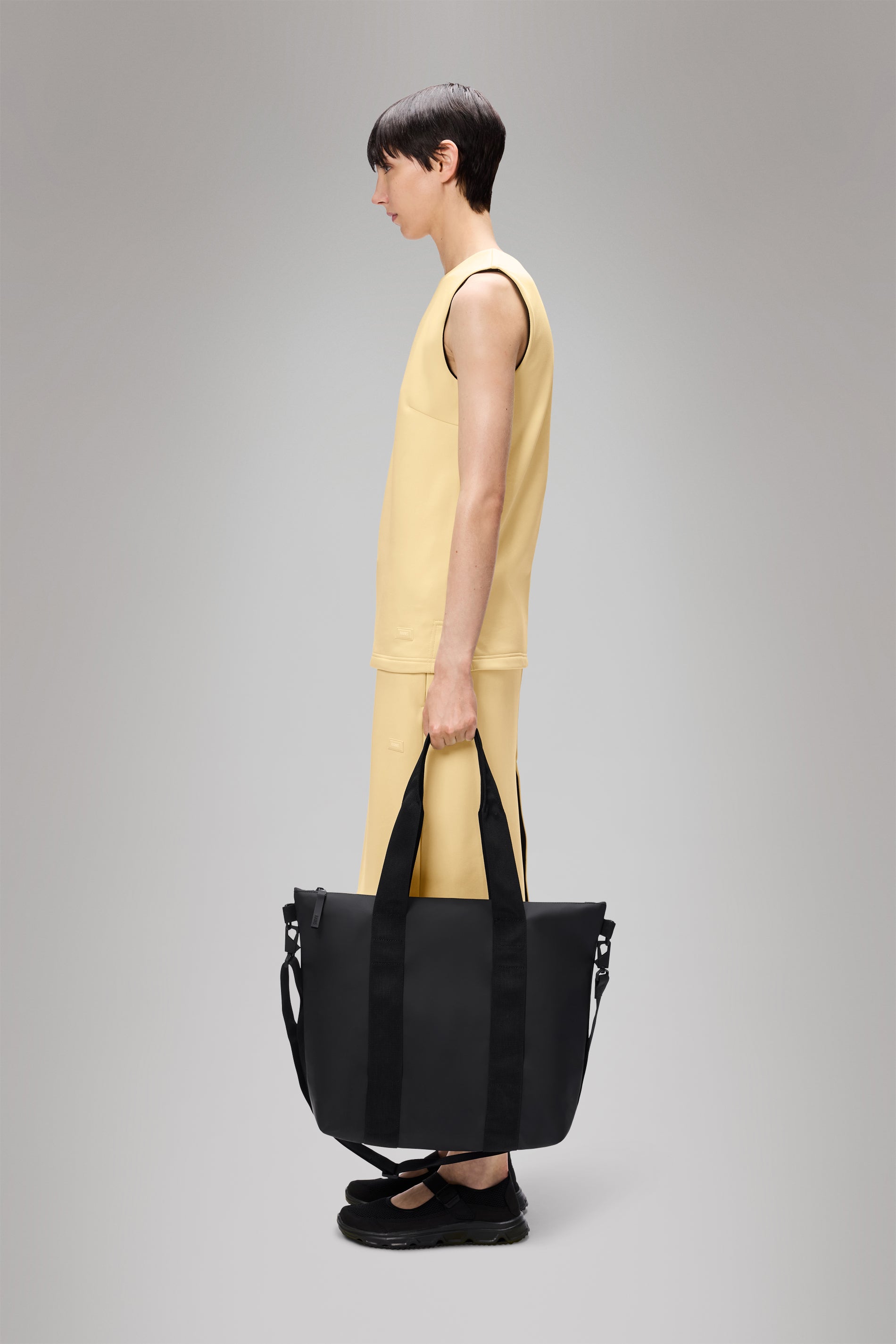 RAINS Tote Bag Mini Black Tote