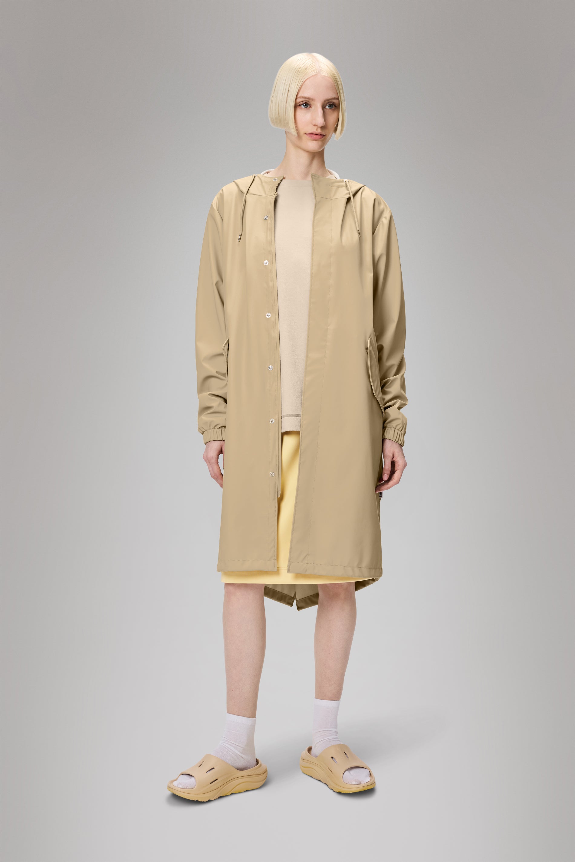 RAINS Fishtail Parka Sand Jacket