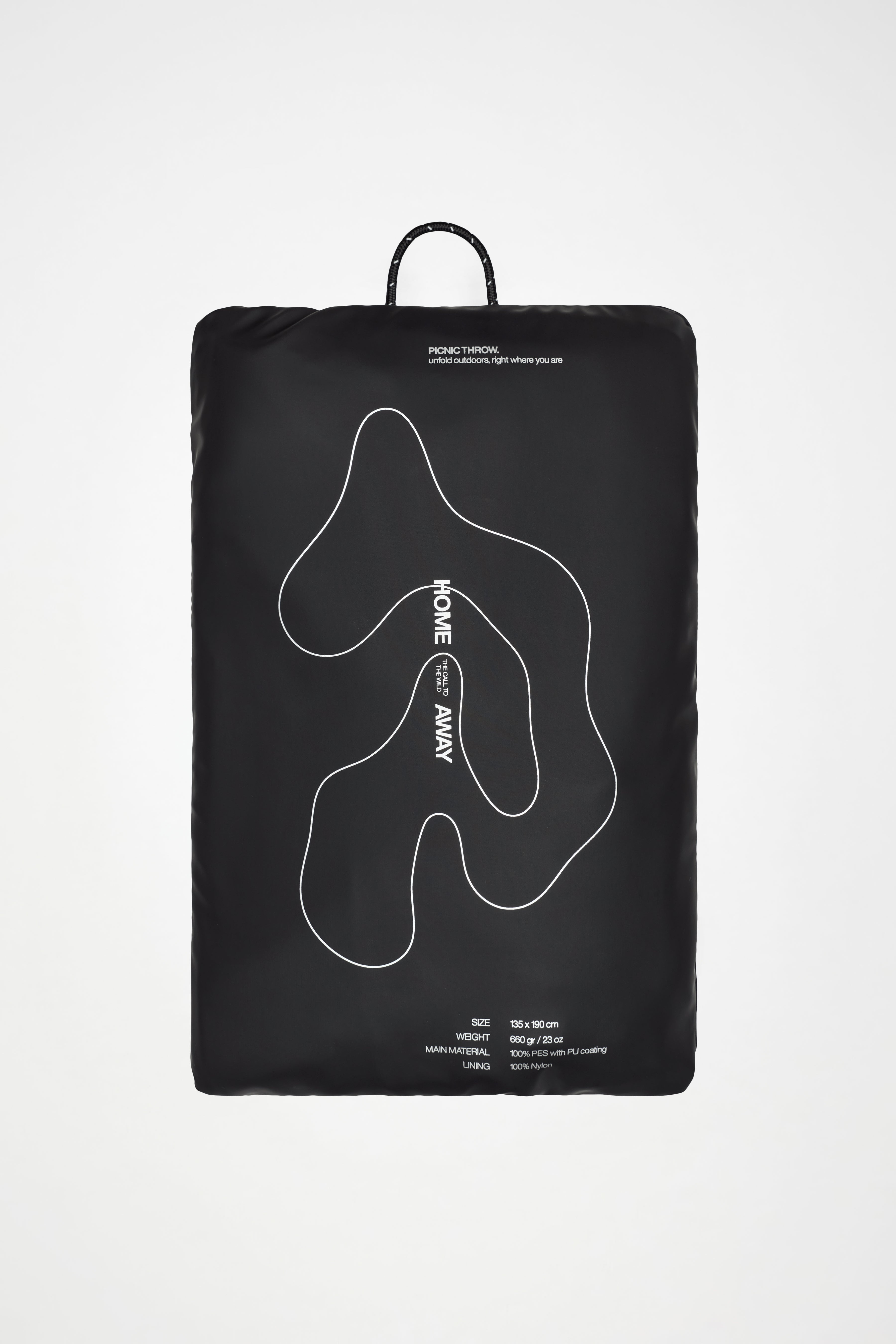 RAINS Picnic Blanket Black