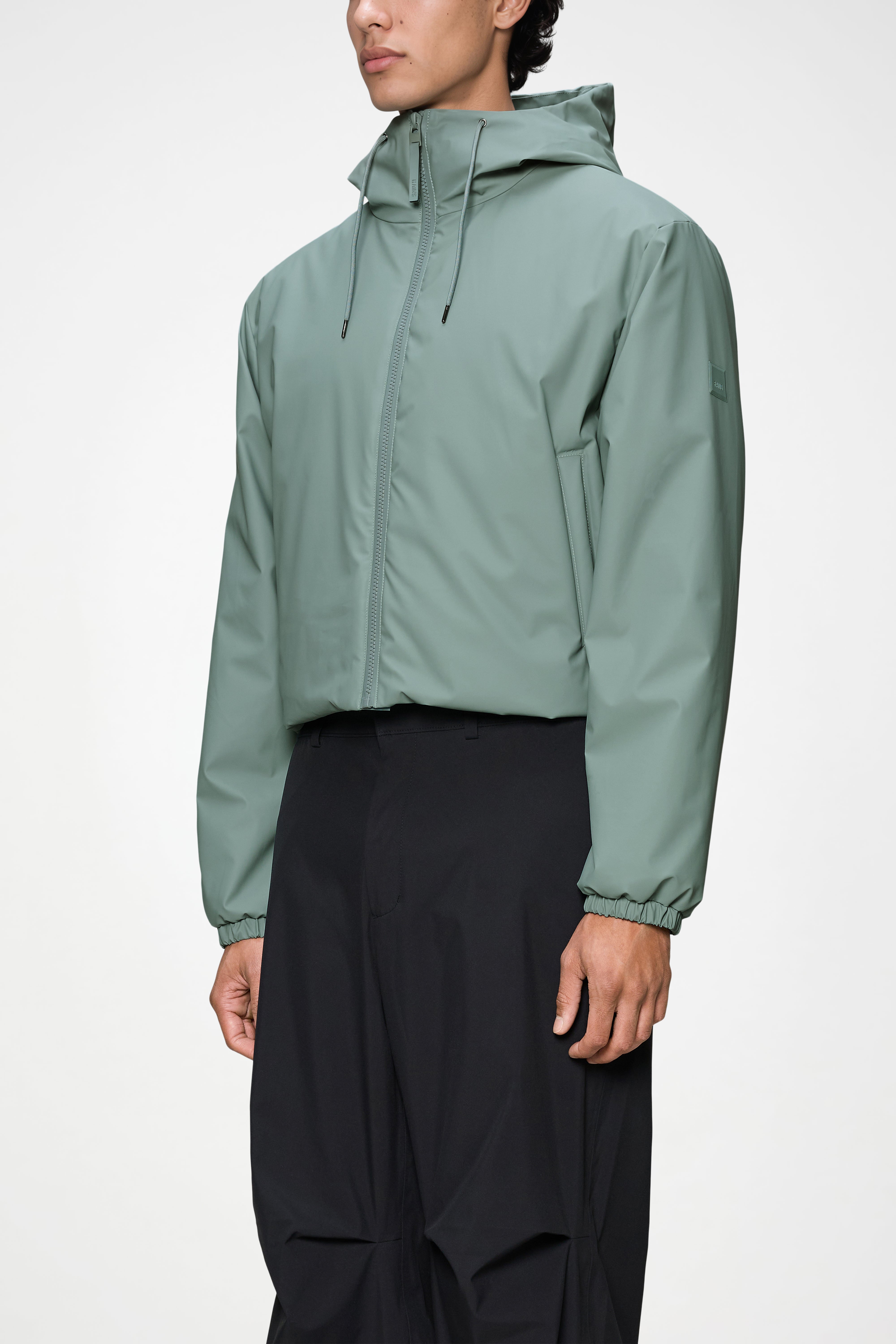 RAINS Lohja Short Insulated Jacket Sage Jacket