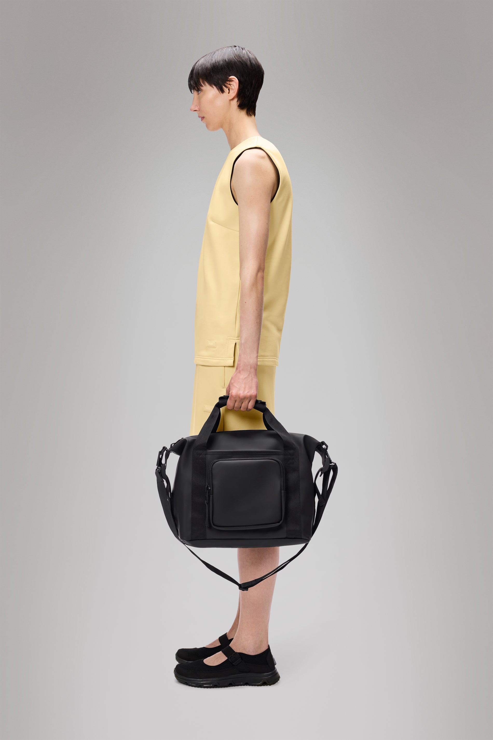 RAINS Texel Kit Bag Black Weekender