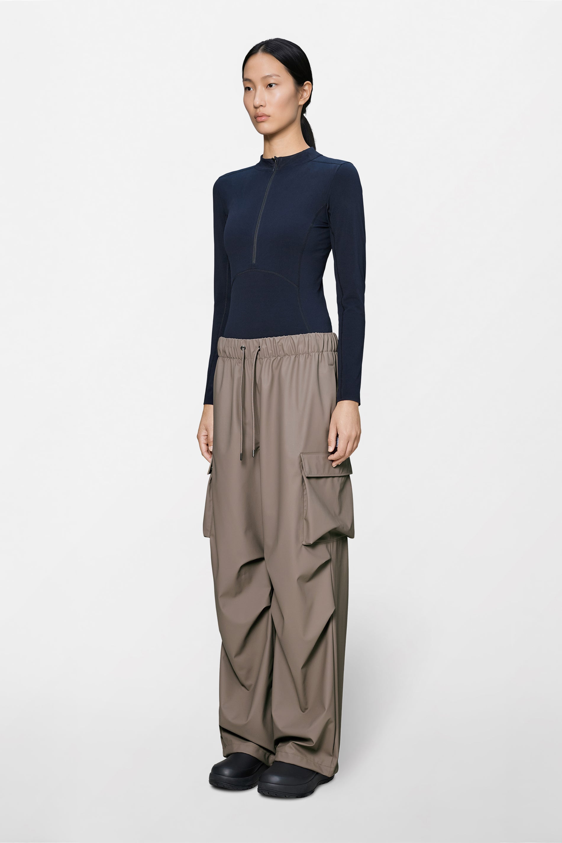 RAINS Pocket Rain Pants Wide Cinder Pants
