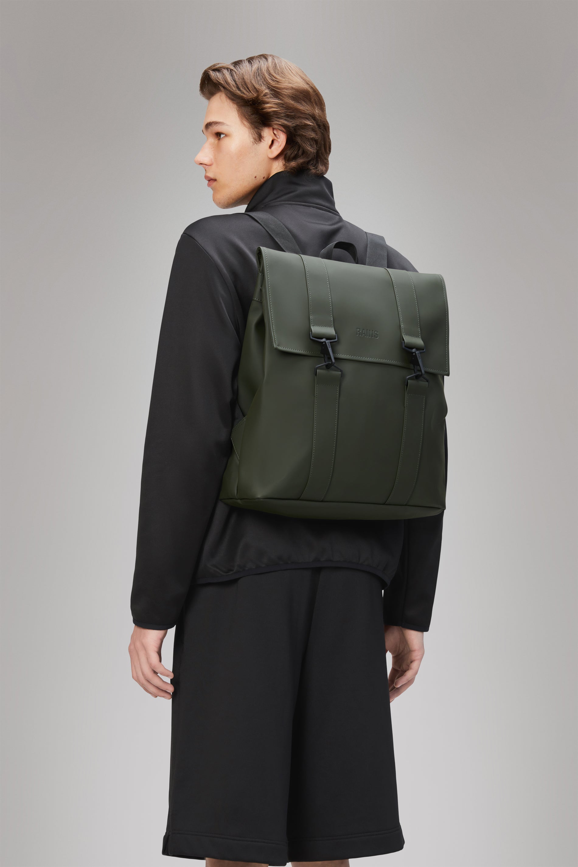 RAINS MSN Bag Green Backpack